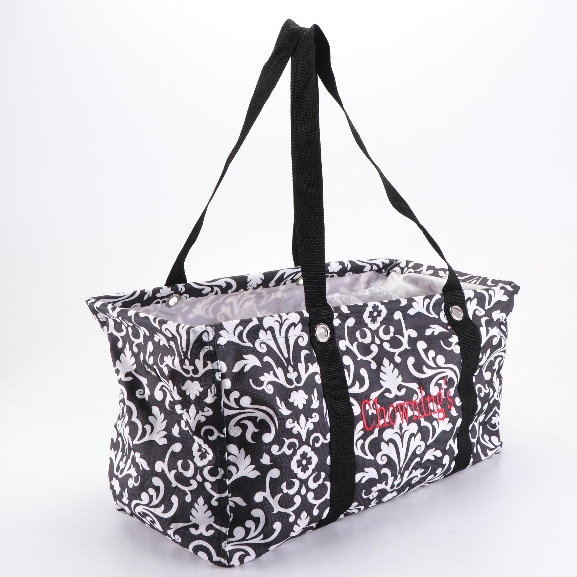 Thirty One Utility Totes, Della Q Zip Tote Bag, Other Wicker Bag, and More