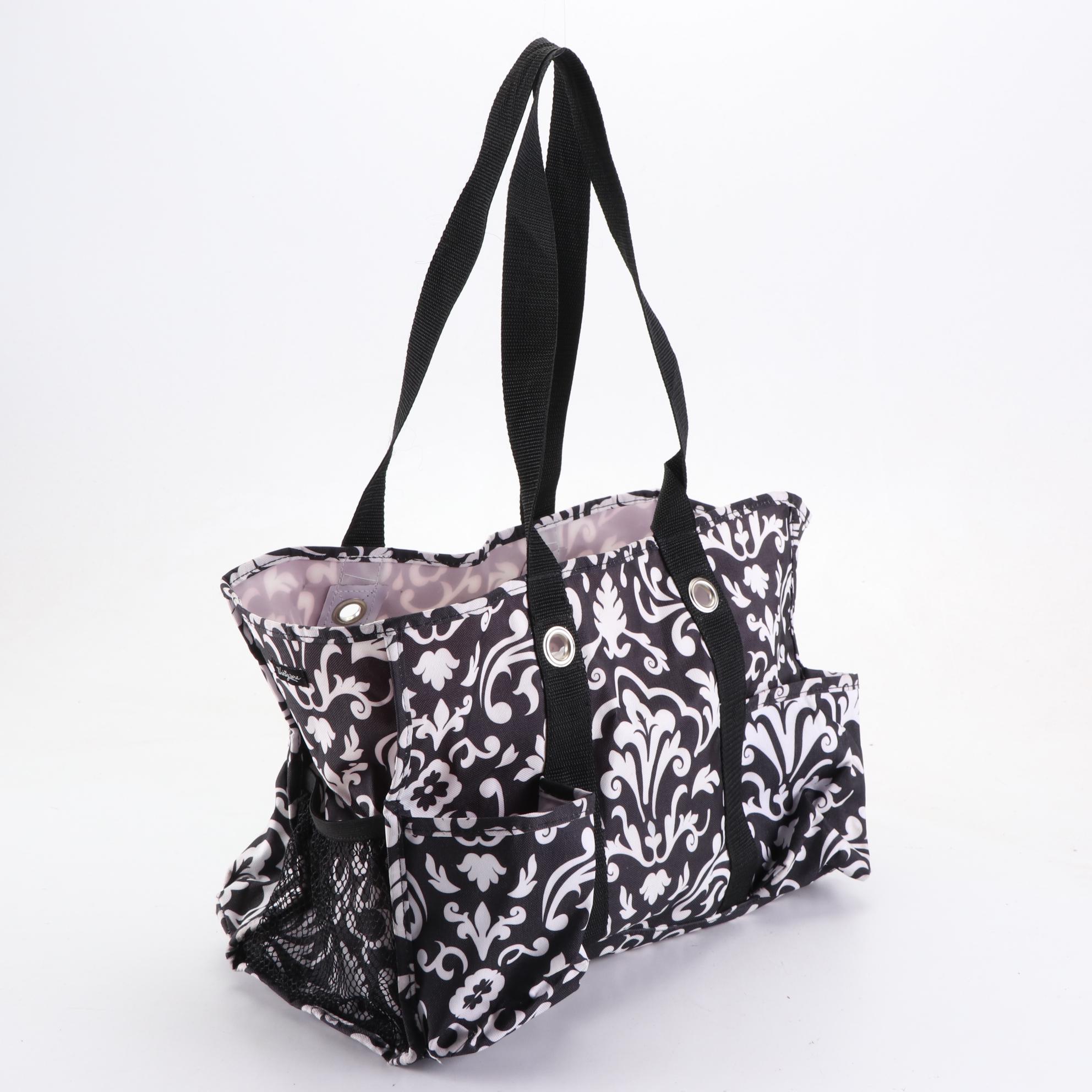 Thirty One Utility Totes, Della Q Zip Tote Bag, Other Wicker Bag, and More