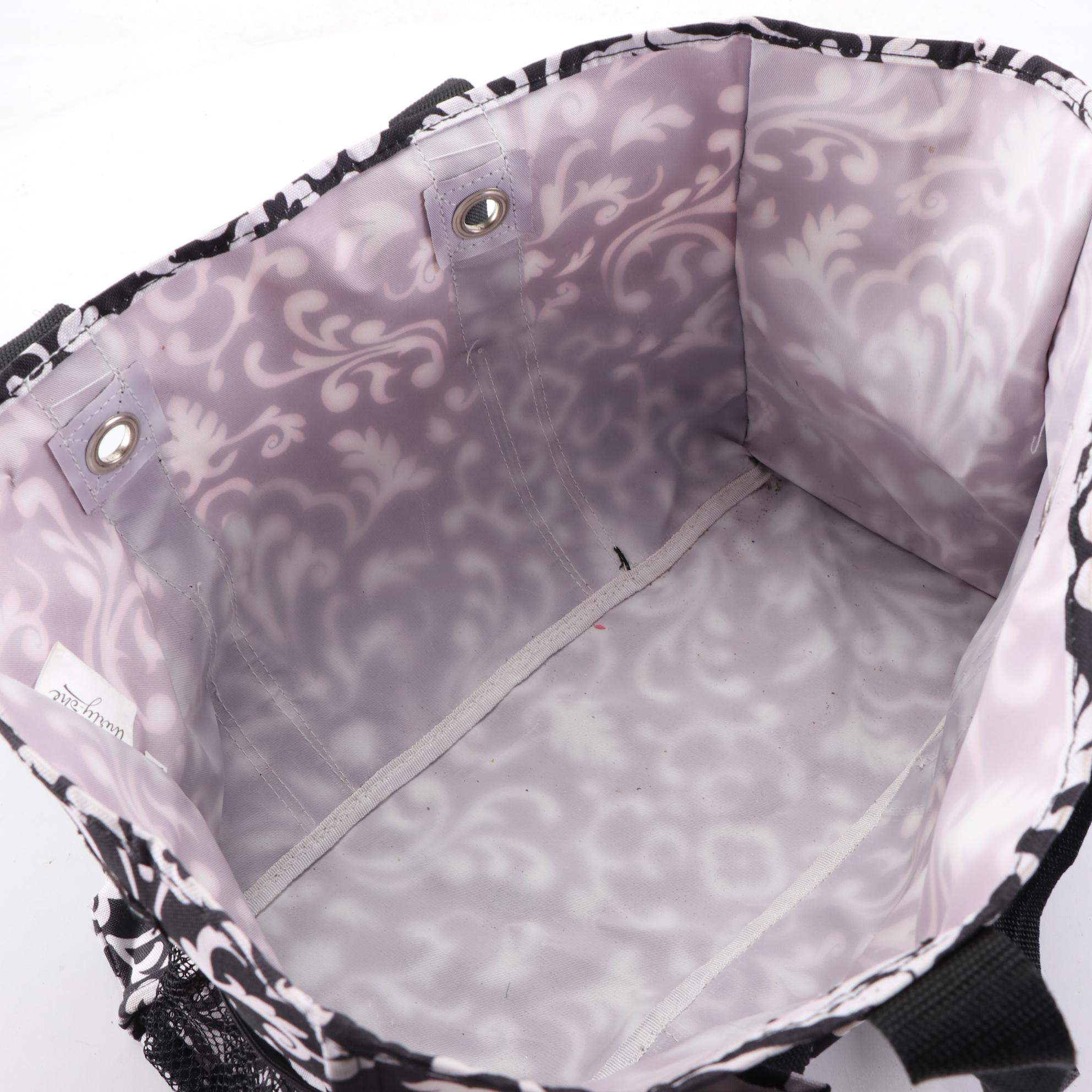 Thirty One Utility Totes, Della Q Zip Tote Bag, Other Wicker Bag, and More