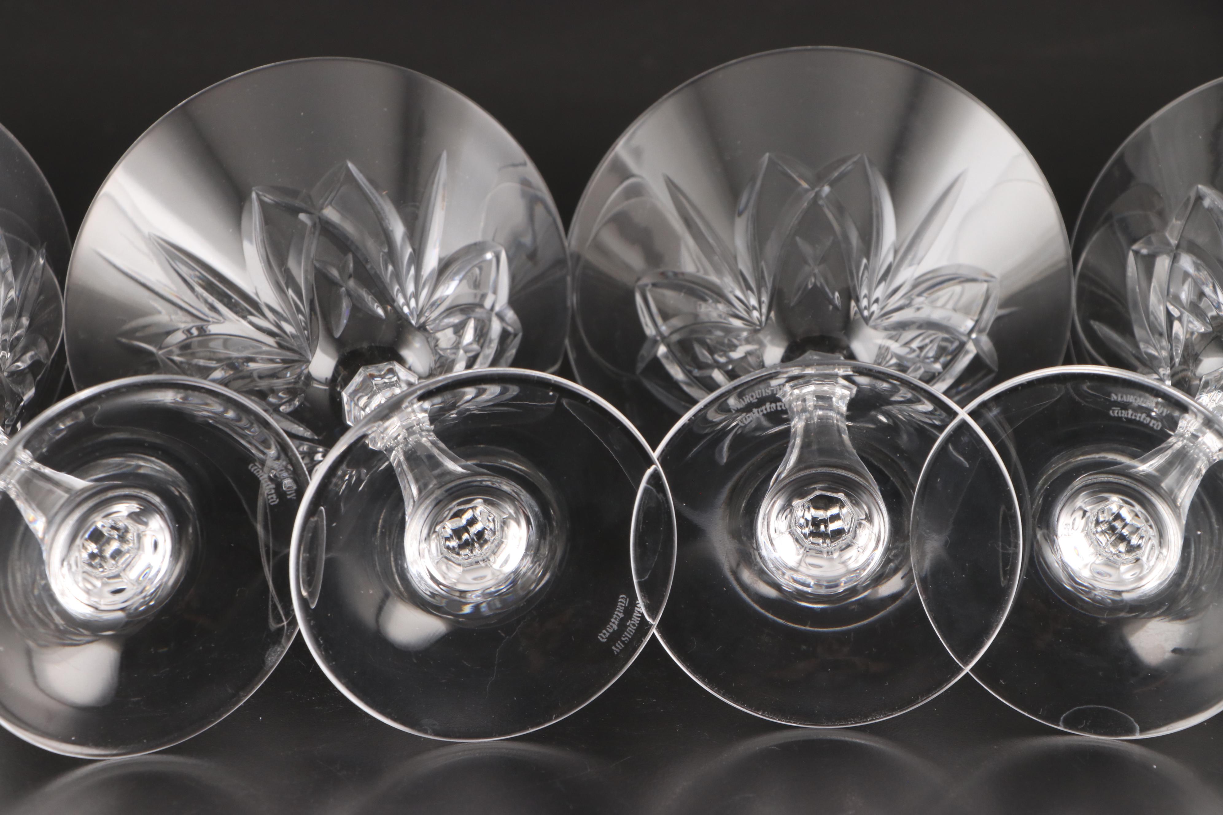 Marquis by Waterford  "Brookside" Crystal Martini Glass