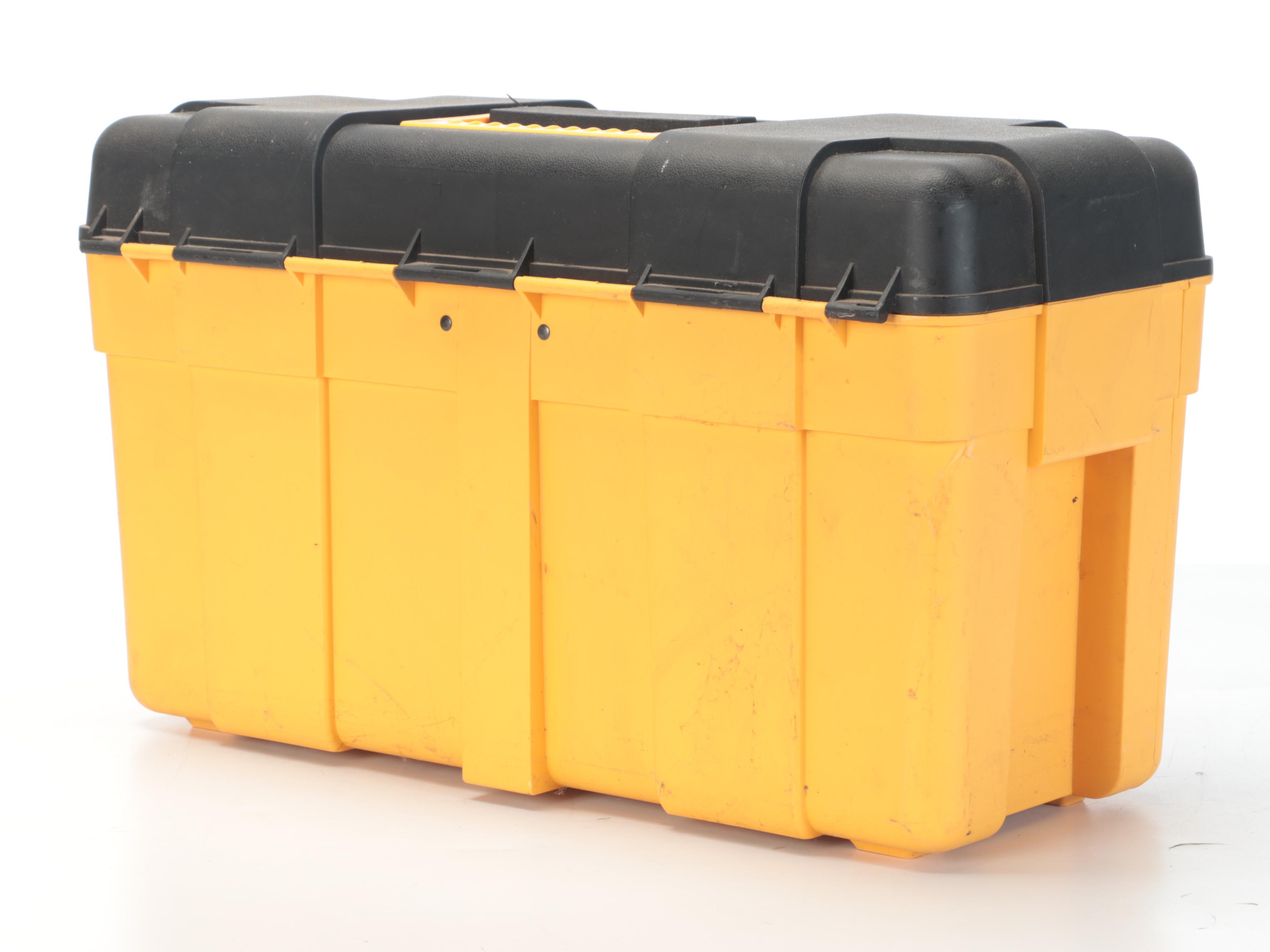 Craftsmen Plastic Portable Tool Cabinet with Screwdrivers, Pliers and More Tools