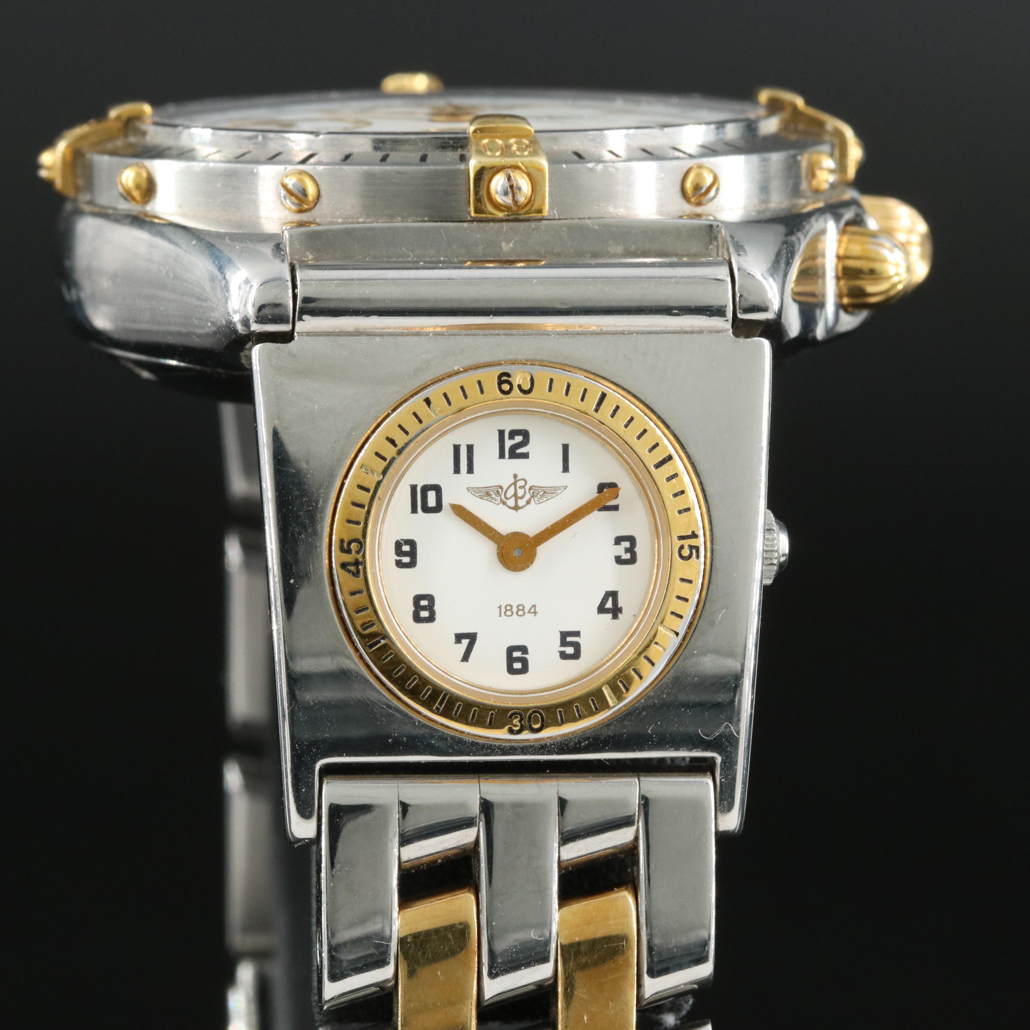 Breitling Chronomat Chronograph with UTC 18K Gold and Steel Watch