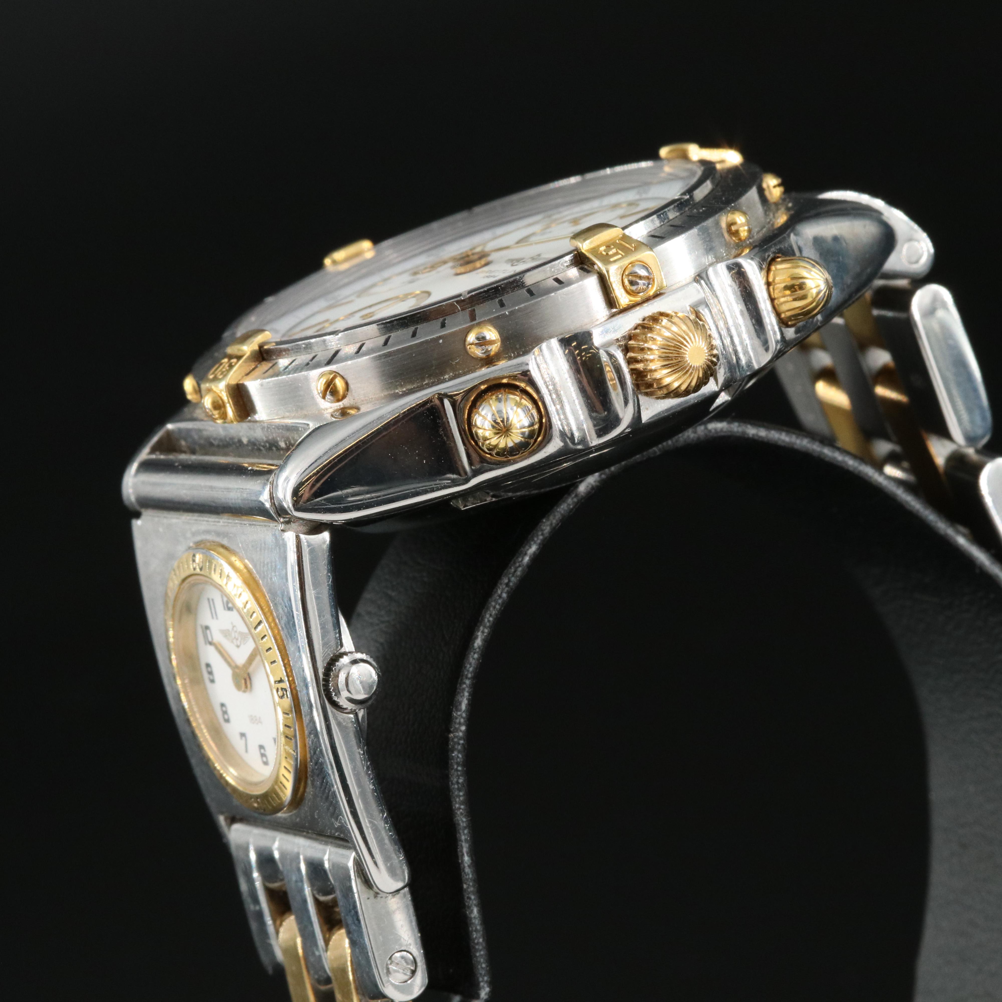 Breitling Chronomat Chronograph with UTC 18K Gold and Steel Watch