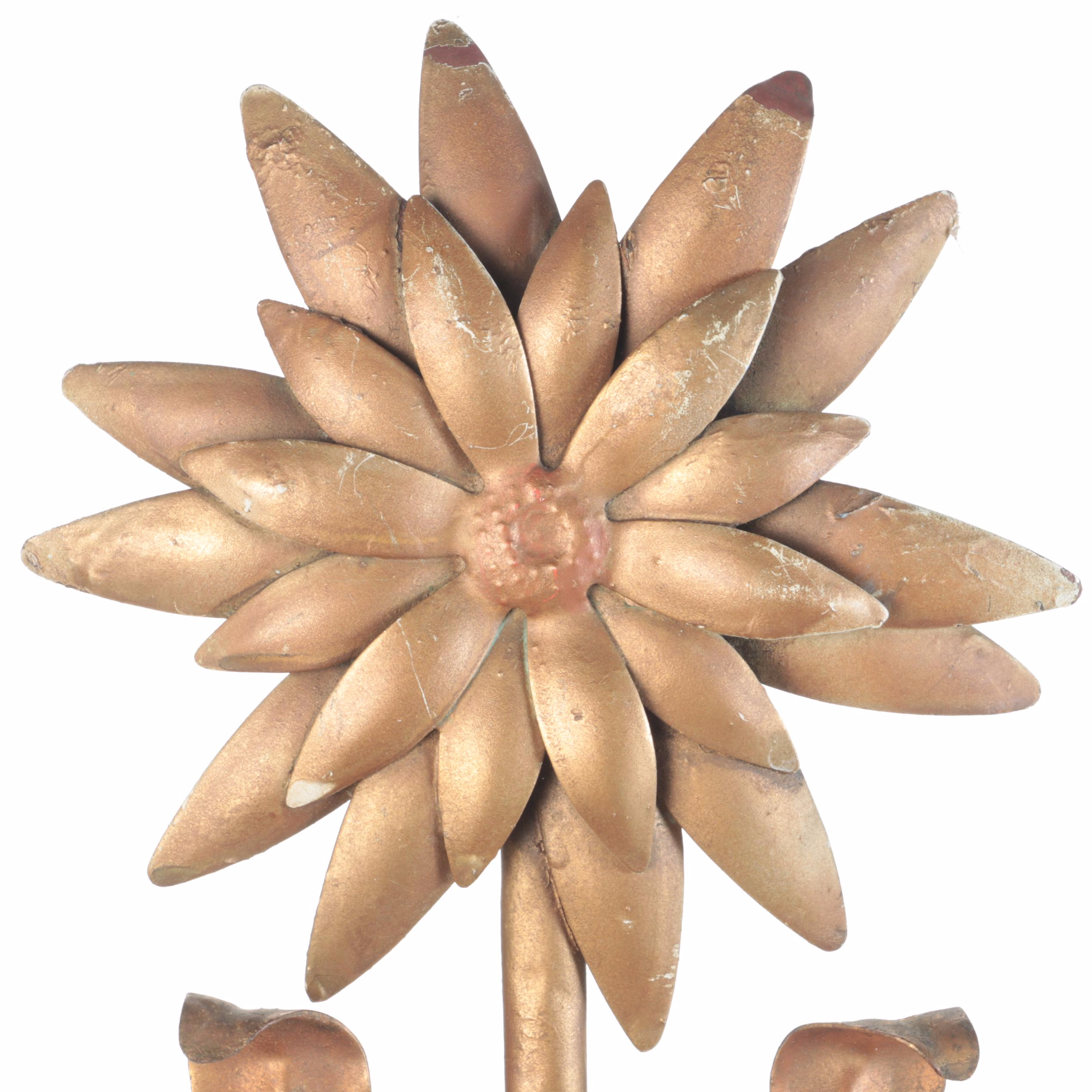 Gilt Metal Monkey Wall Sconces with Other Brass Wall Sconce