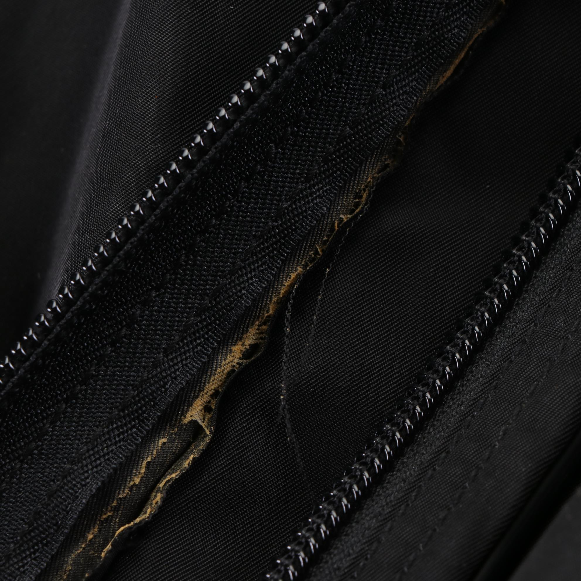 Prada Garment Bag in Nylon with Saffiano Leather Trim