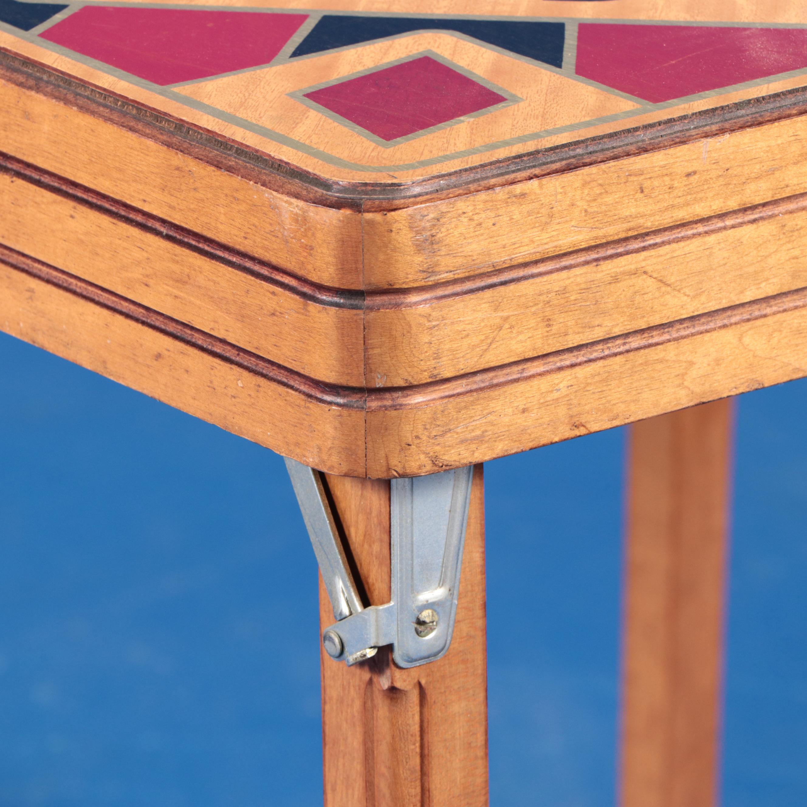 Monte Carlo 5-in-1 Game Table, Mid-20th Century