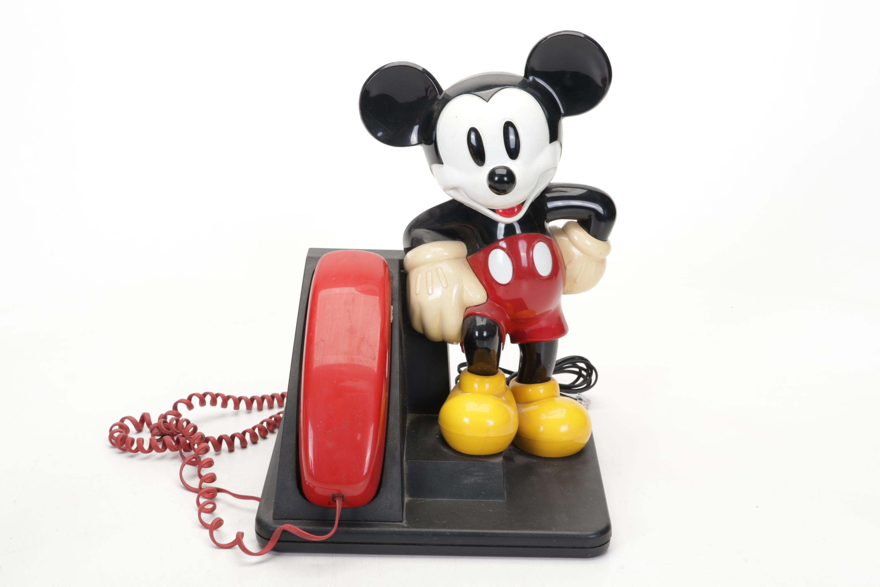 Mickey Mouse Telephone, Donald Duck, Pluto, Pinocchio and Other Coin Banks