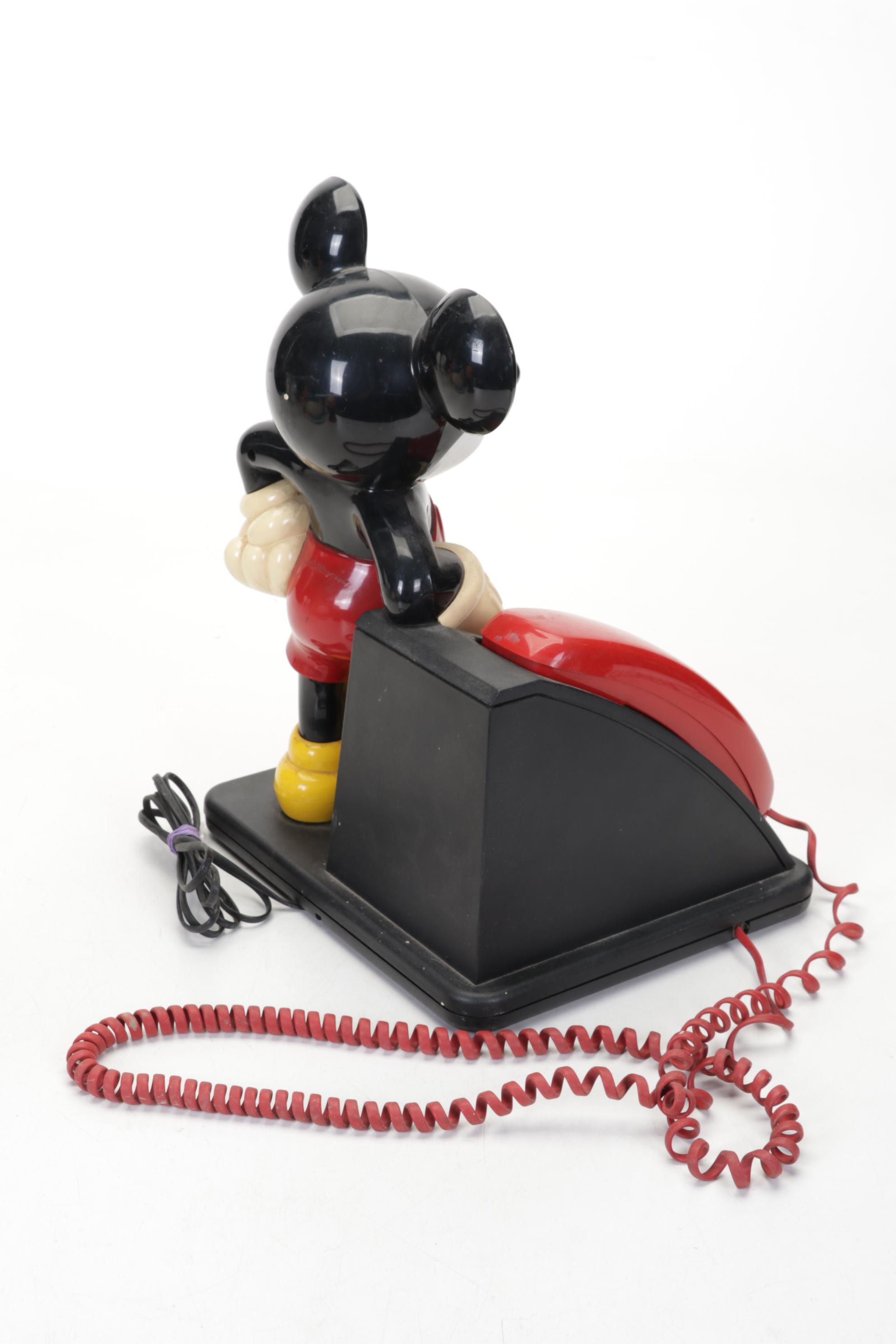 Mickey Mouse Telephone, Donald Duck, Pluto, Pinocchio and Other Coin Banks
