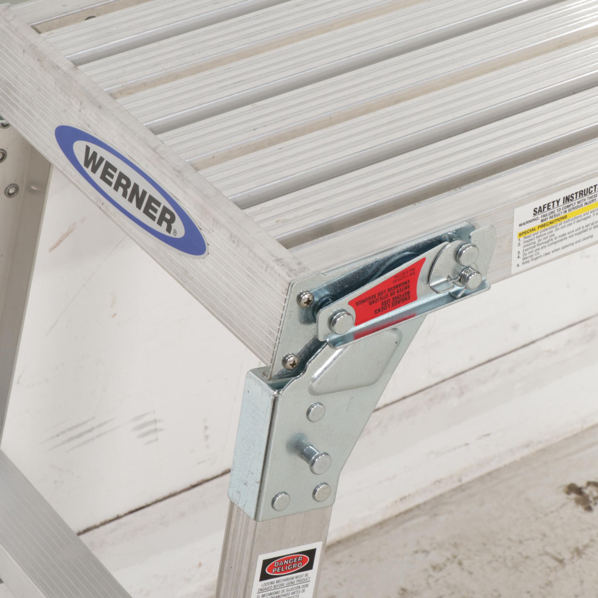 Werner Platform Ladder, Little Giant Step Ladder, and Mighty Multi Ladder