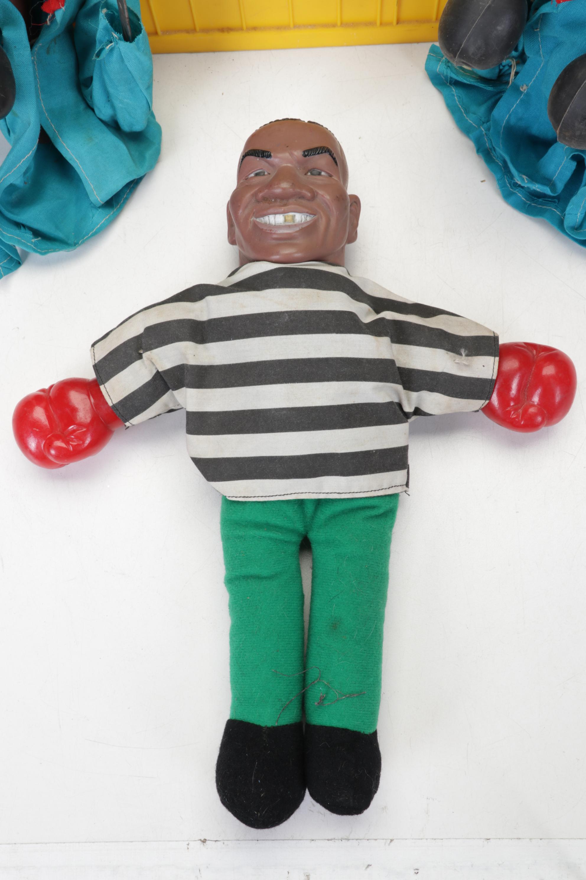 Rock 'Em Sock 'Em Robot Boxing Toys, Ali Punching Puppets, Mike Tyson Toy