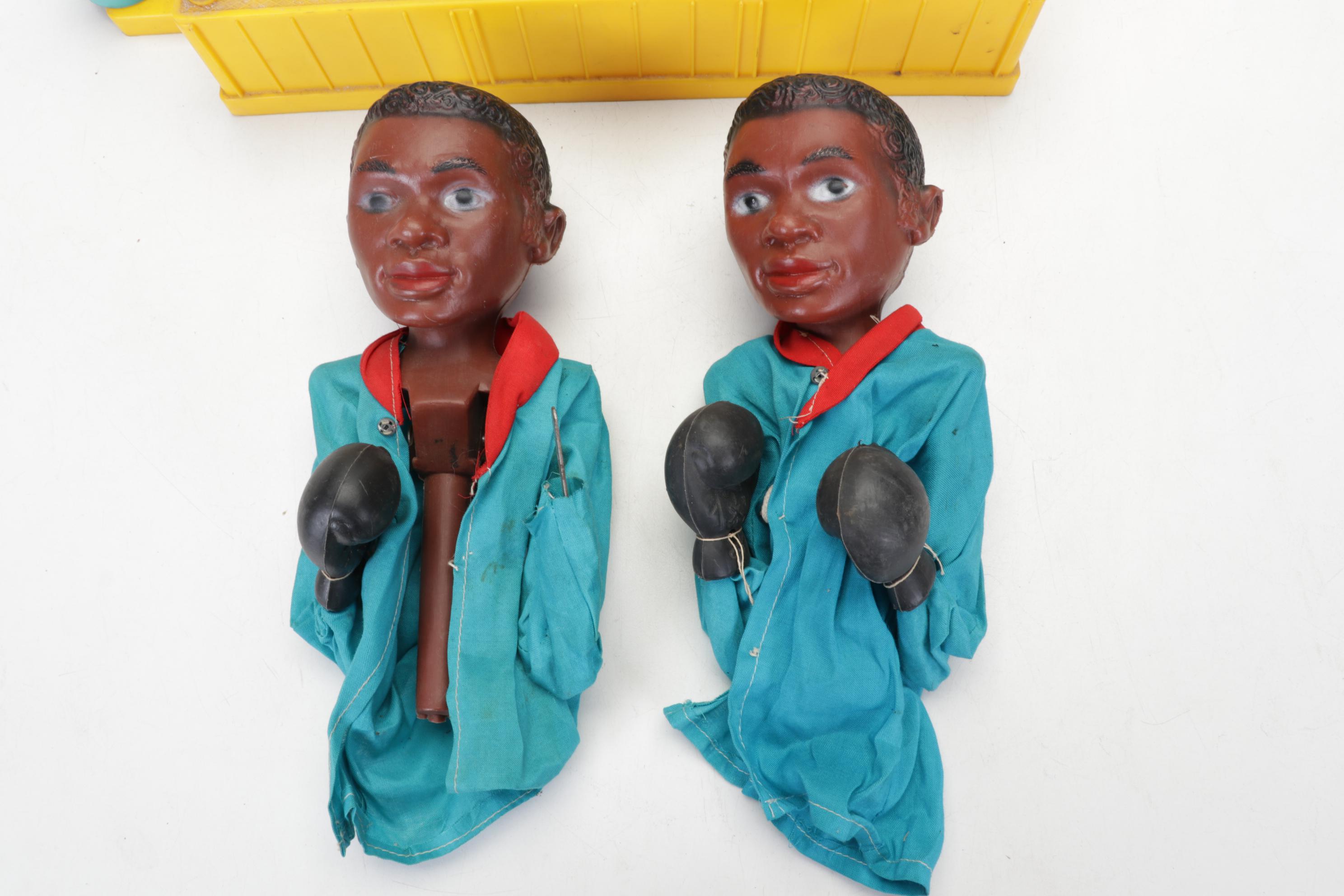 Rock 'Em Sock 'Em Robot Boxing Toys, Ali Punching Puppets, Mike Tyson Toy