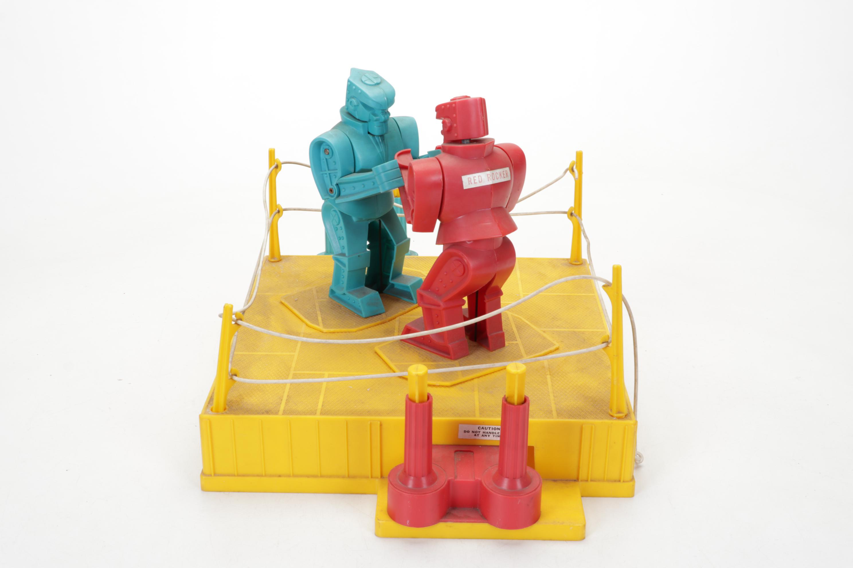 Rock 'Em Sock 'Em Robot Boxing Toys, Ali Punching Puppets, Mike Tyson Toy