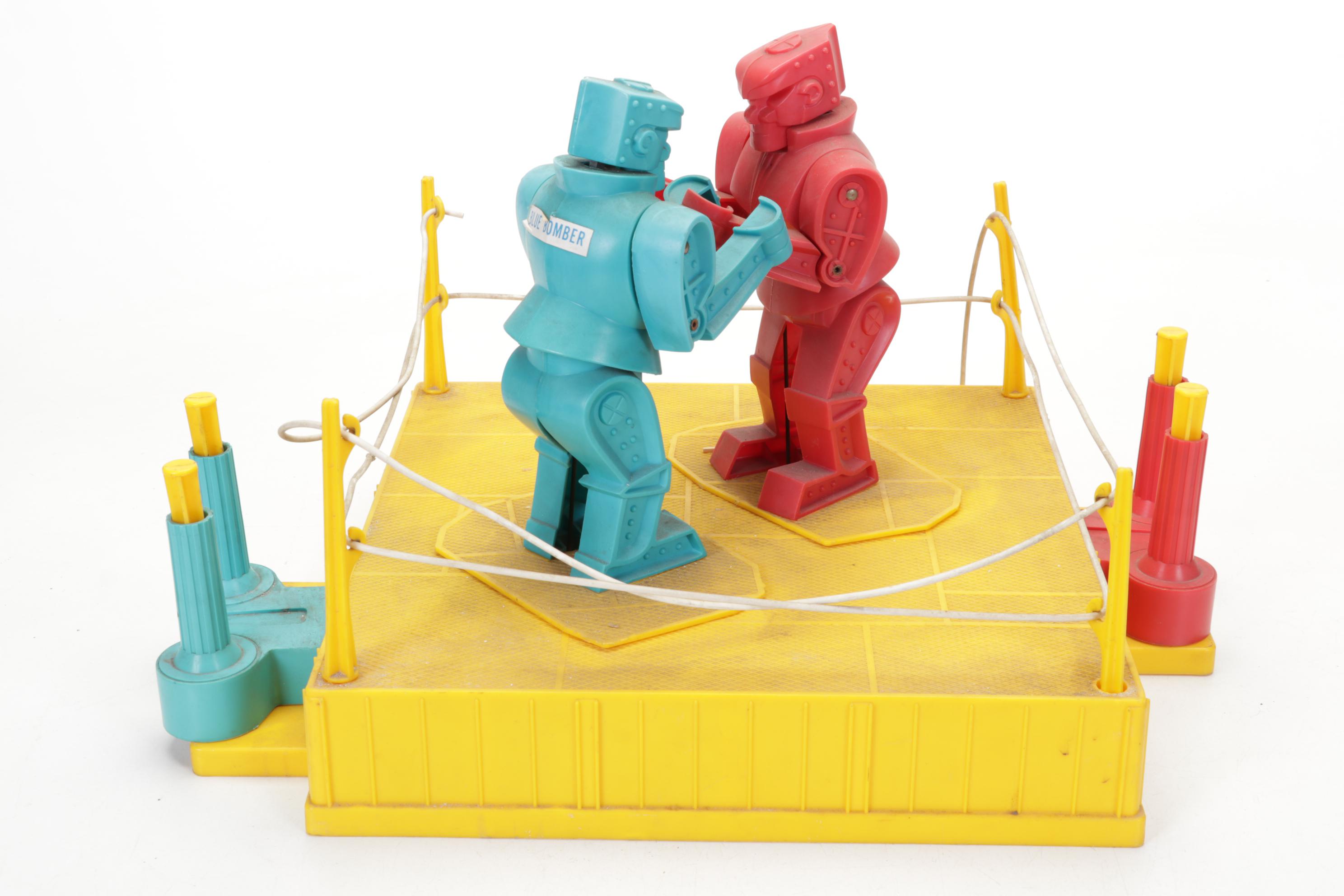 Rock 'Em Sock 'Em Robot Boxing Toys, Ali Punching Puppets, Mike Tyson Toy