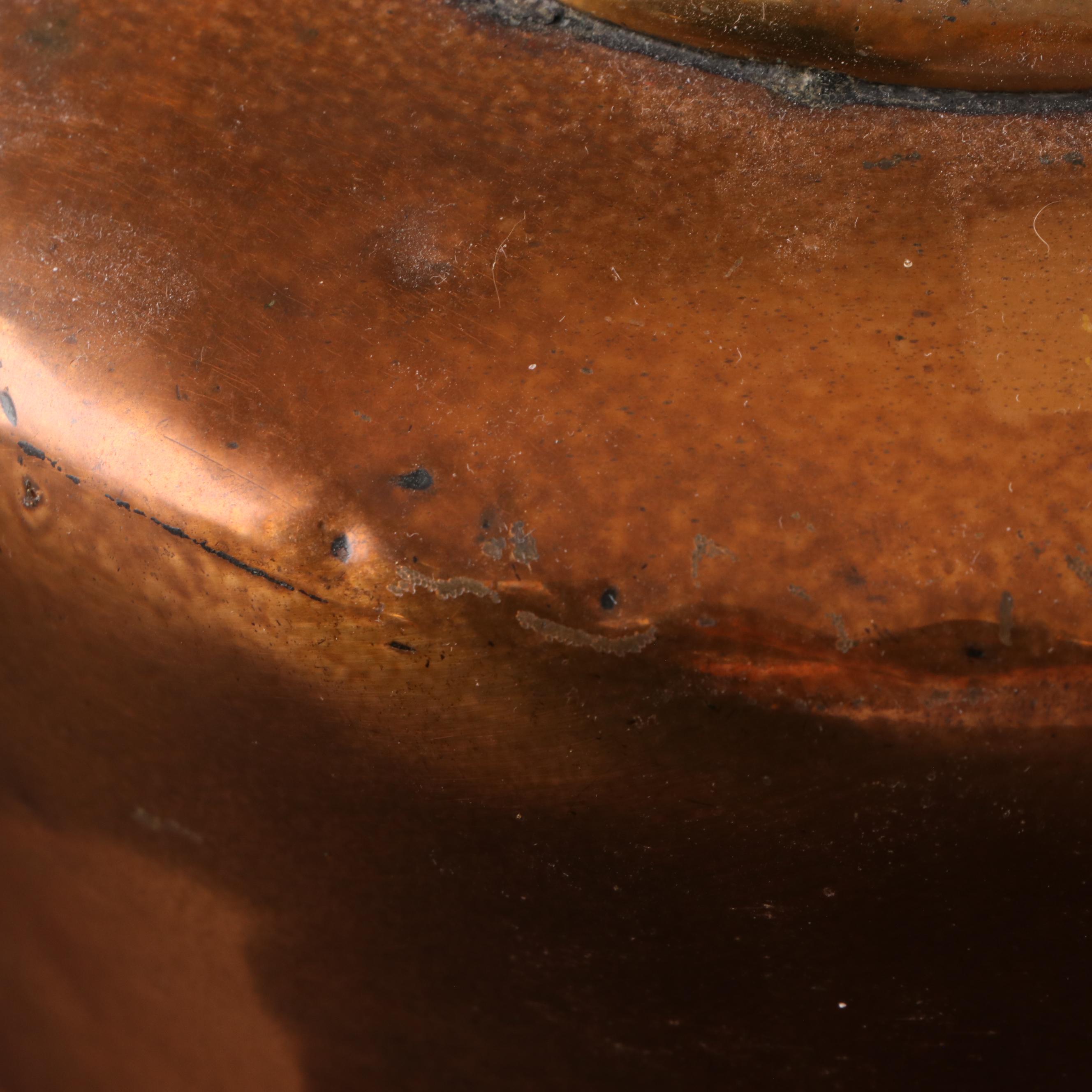 Royal Holland Pewter Pitcher with Cream and Sugar and Other Copper Kettle