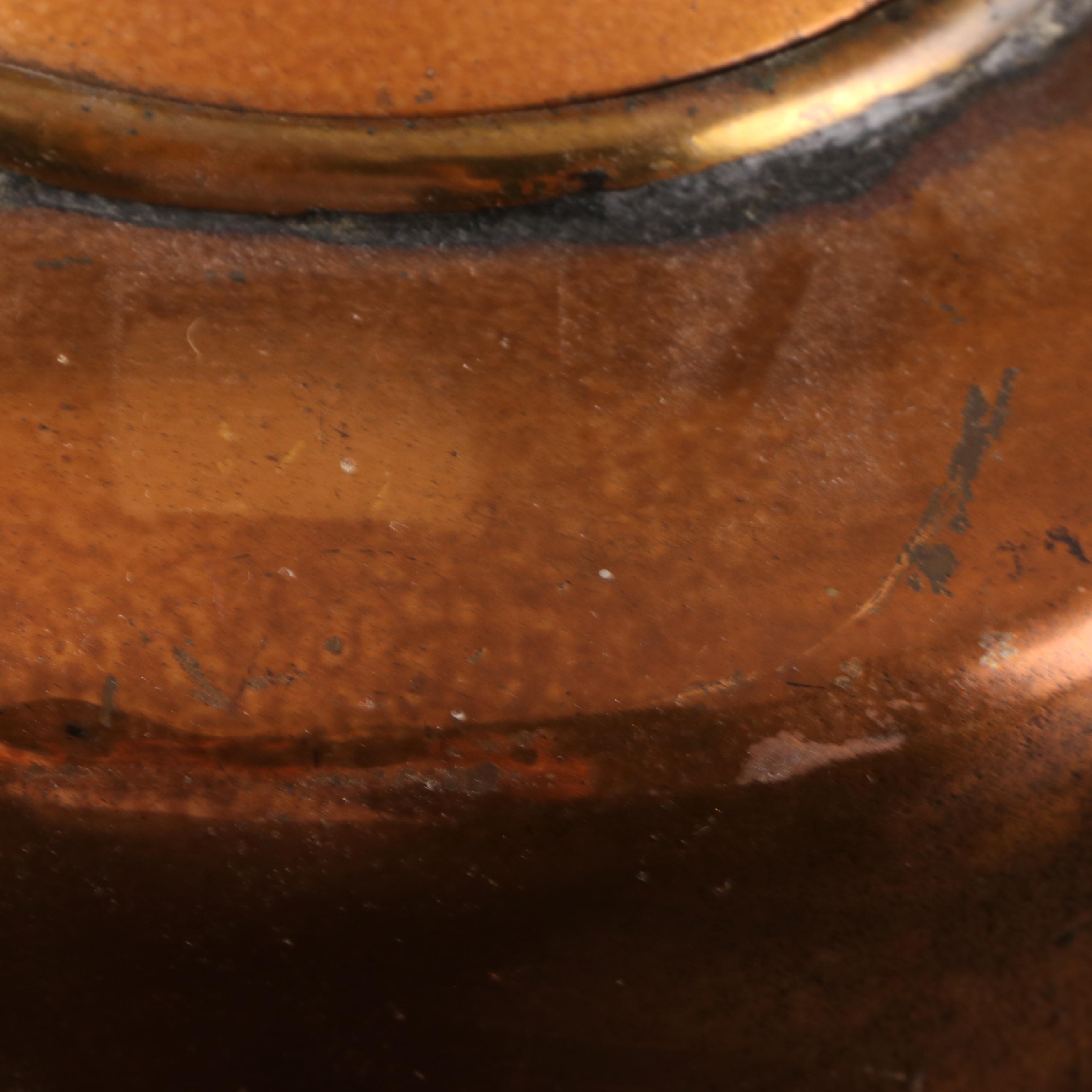 Royal Holland Pewter Pitcher with Cream and Sugar and Other Copper Kettle