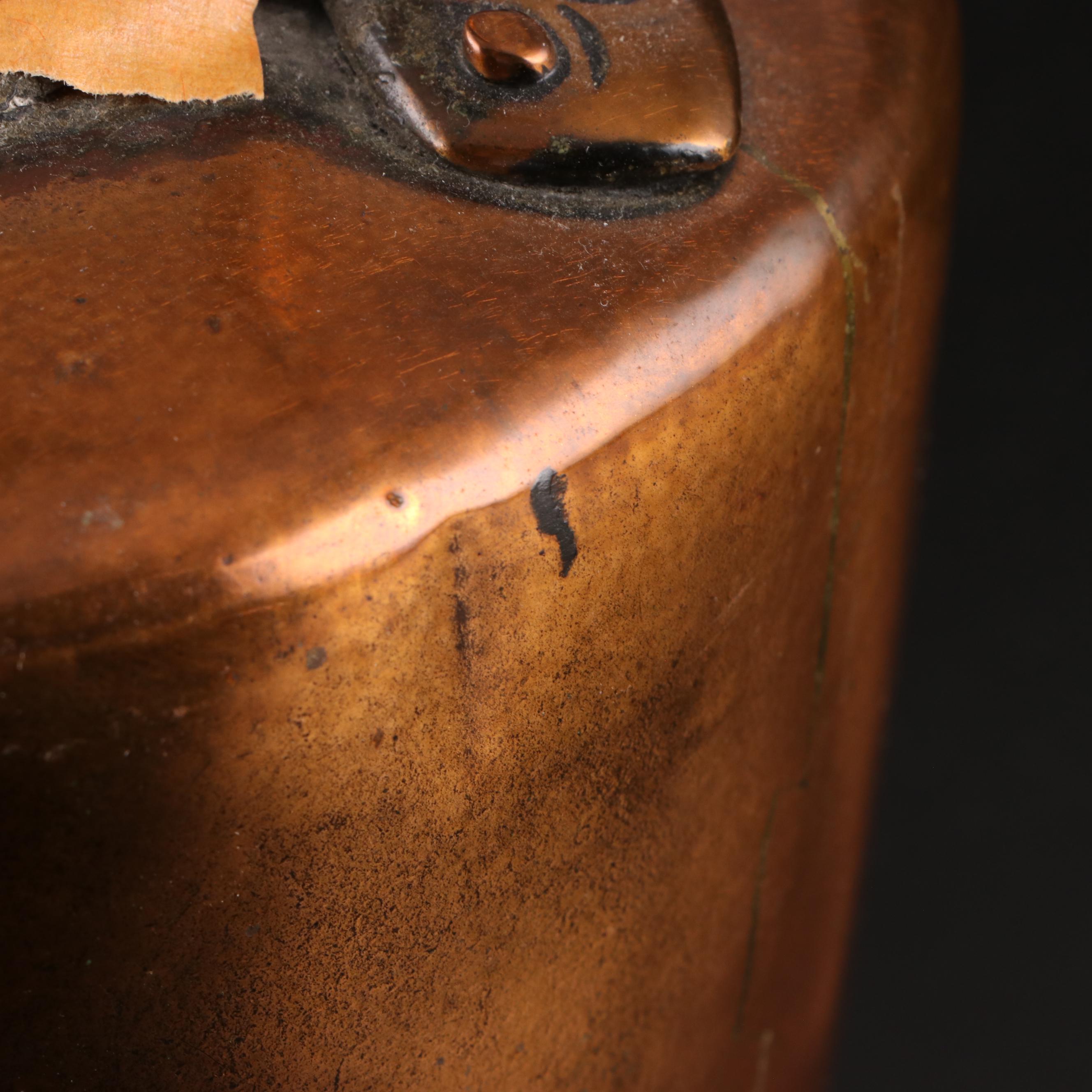 Royal Holland Pewter Pitcher with Cream and Sugar and Other Copper Kettle