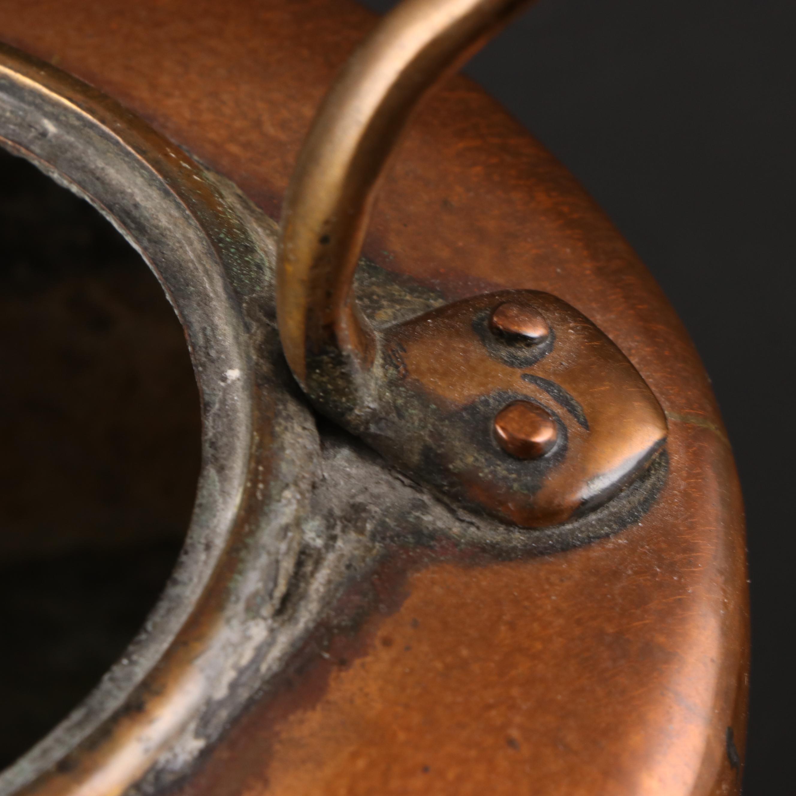 Royal Holland Pewter Pitcher with Cream and Sugar and Other Copper Kettle