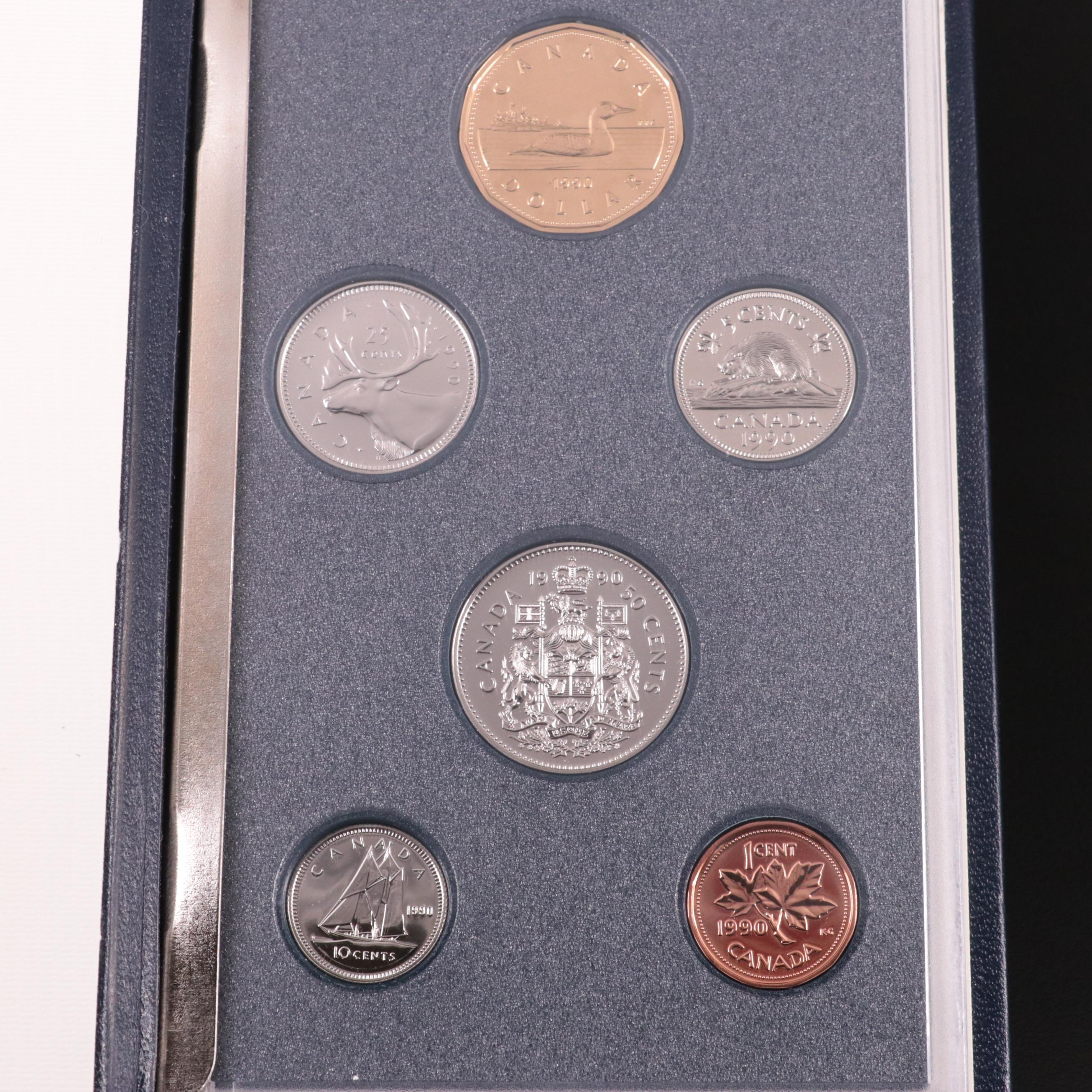 1990 Canada Six Coin Specimen Set