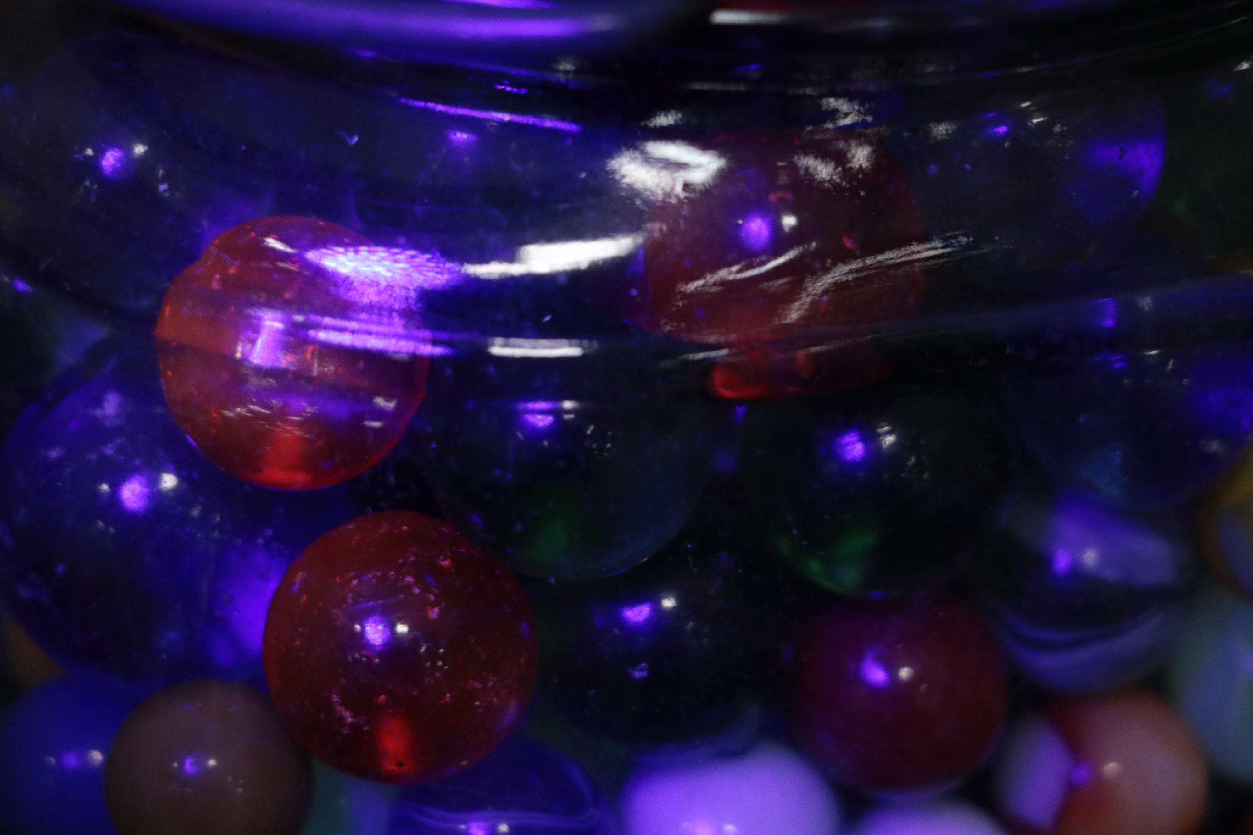 Cadmium and Uranium Glass Marbles With Swirlies and More