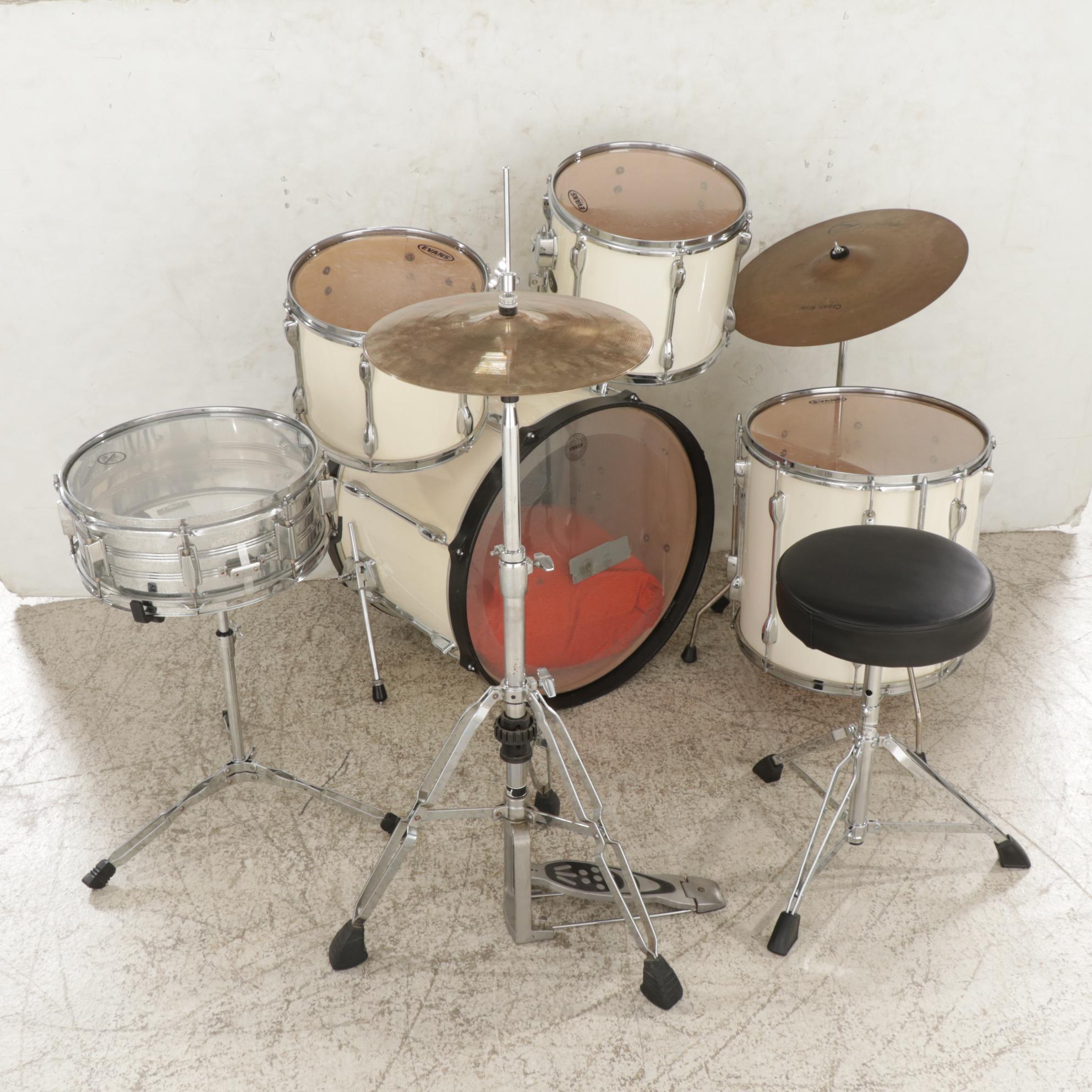 Tama Rock Star Drum Kit with Cannon and Pearl Components