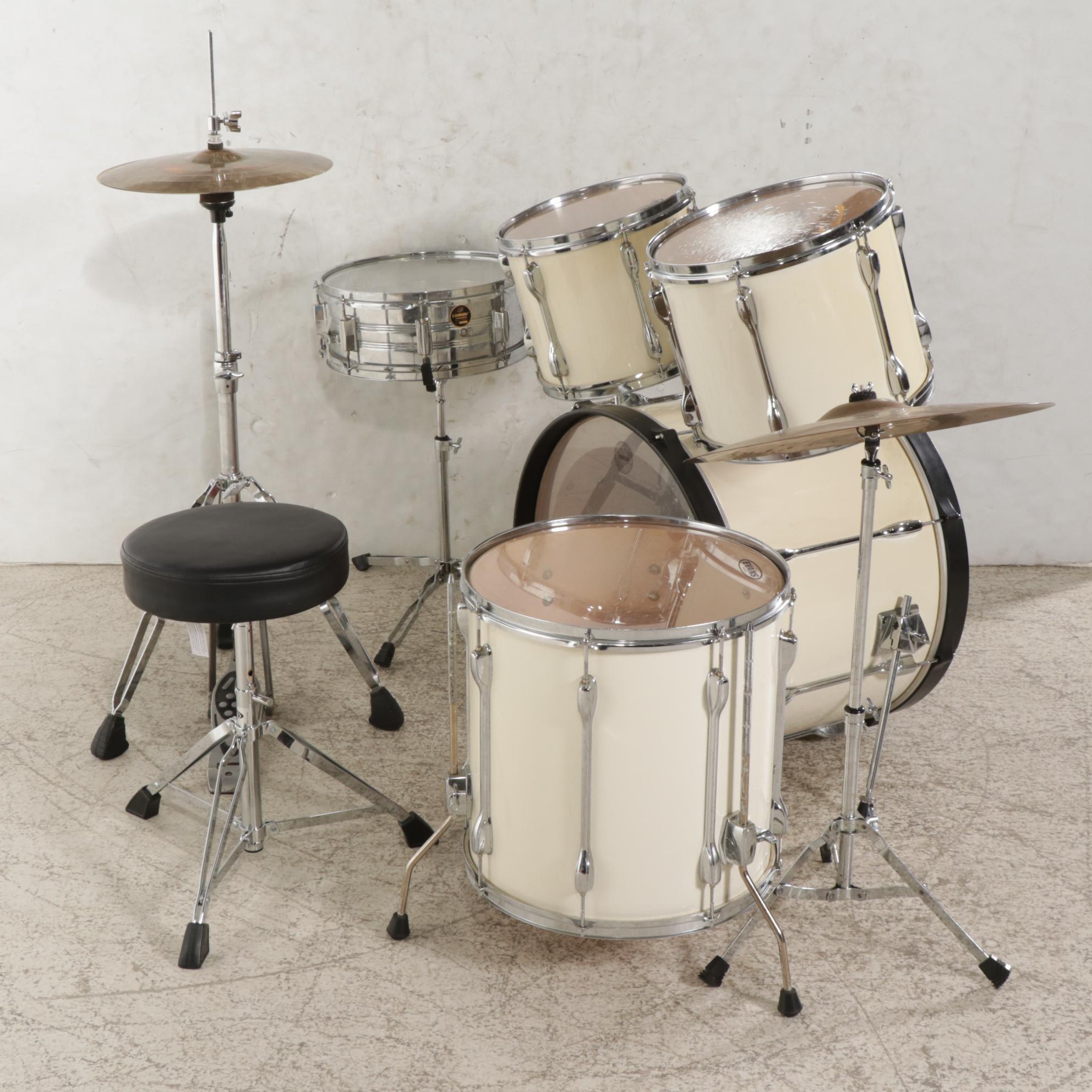 Tama Rock Star Drum Kit with Cannon and Pearl Components