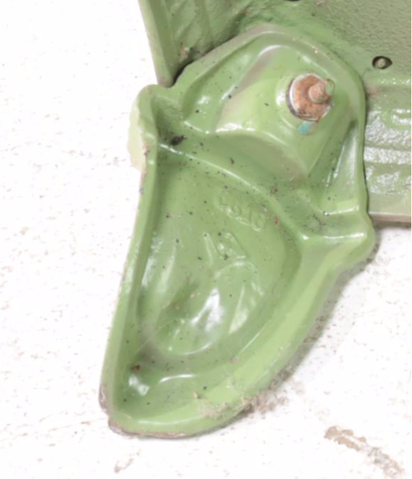 Nestor Martin Belgian Cast Iron and Enamel Parlor Stove Surround