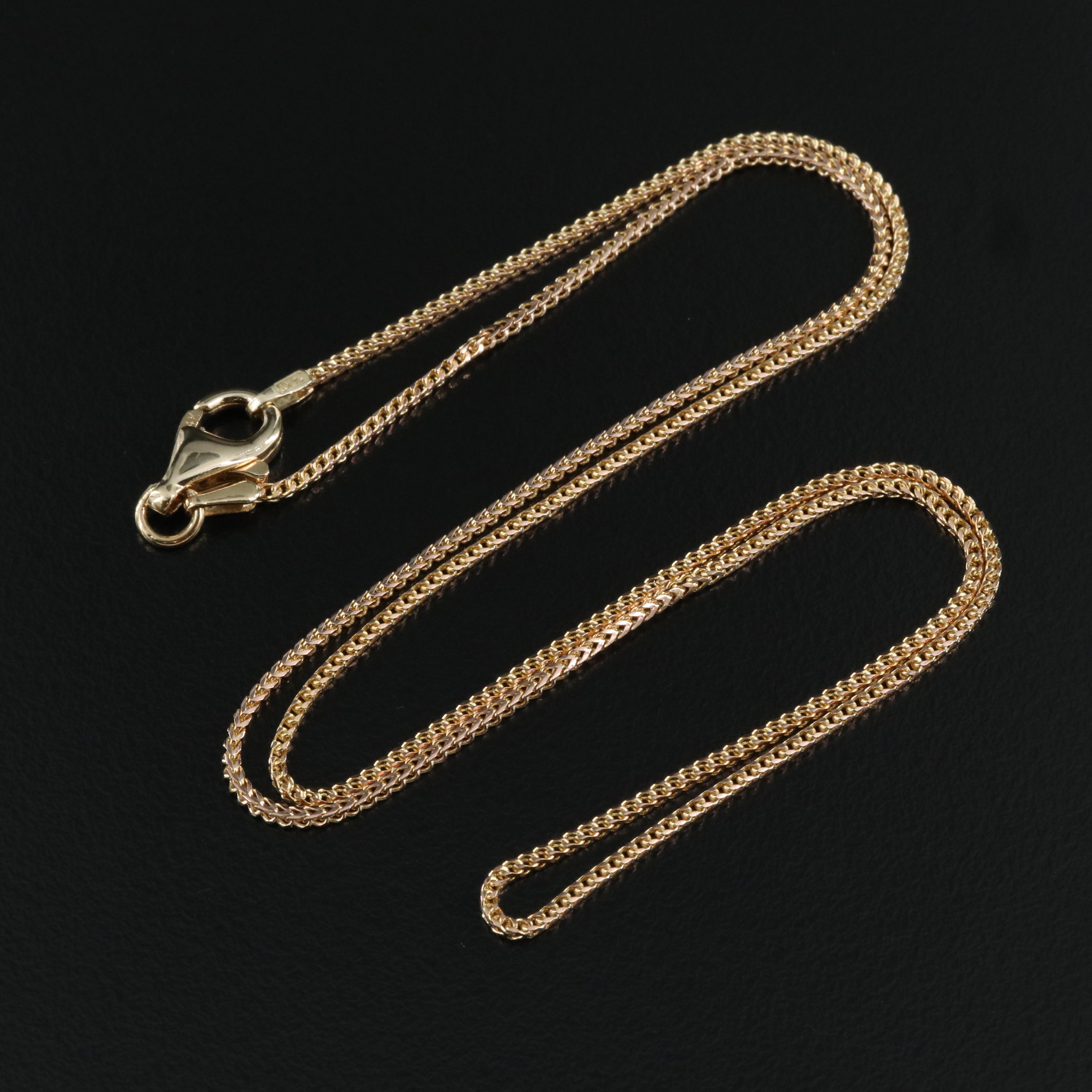 14K Foxtail Chain
