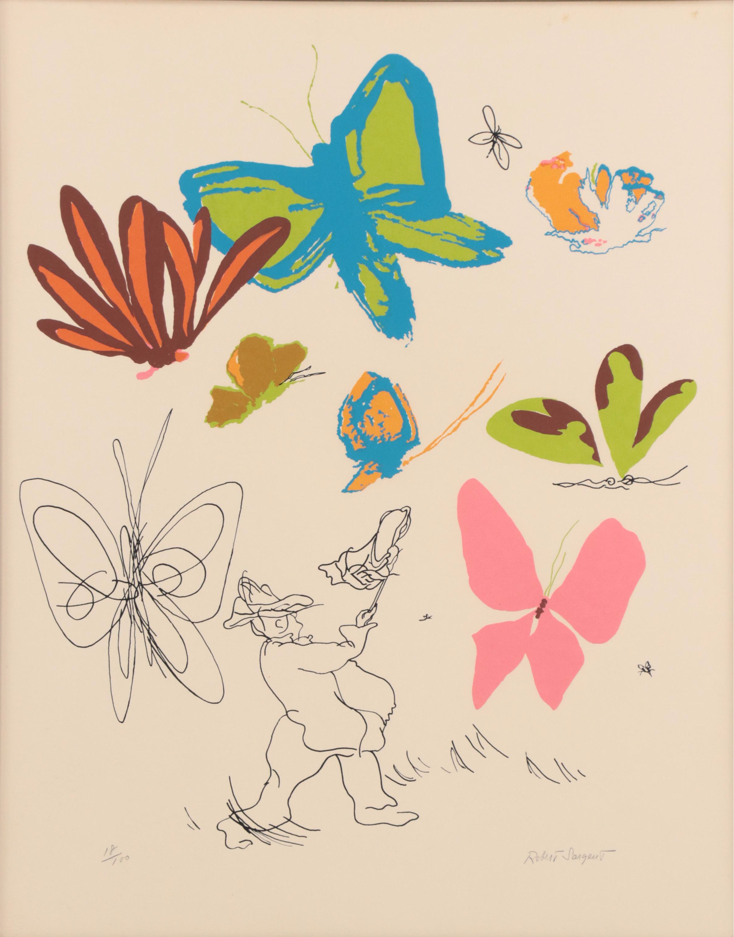 Robert Sargent Serigraph, Mid-20th Century