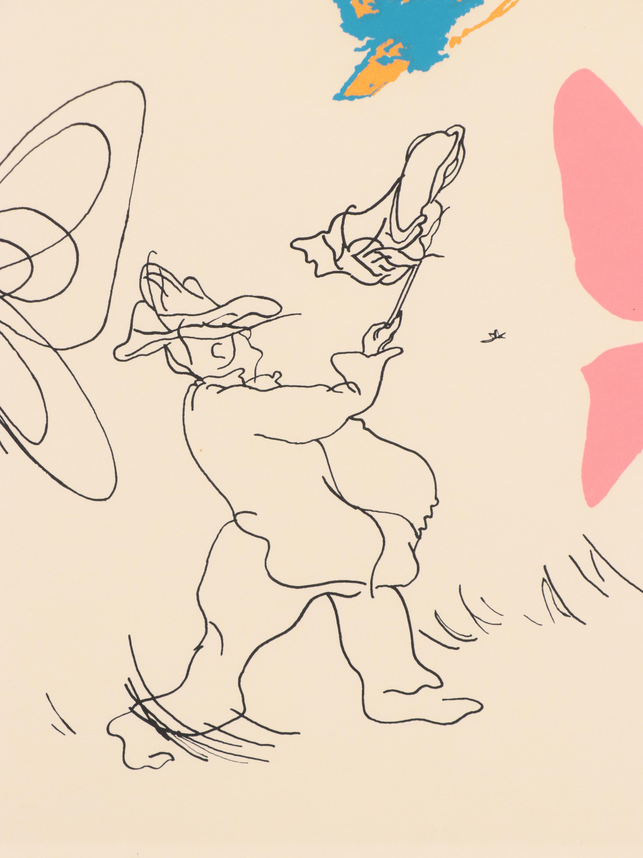 Robert Sargent Serigraph, Mid-20th Century