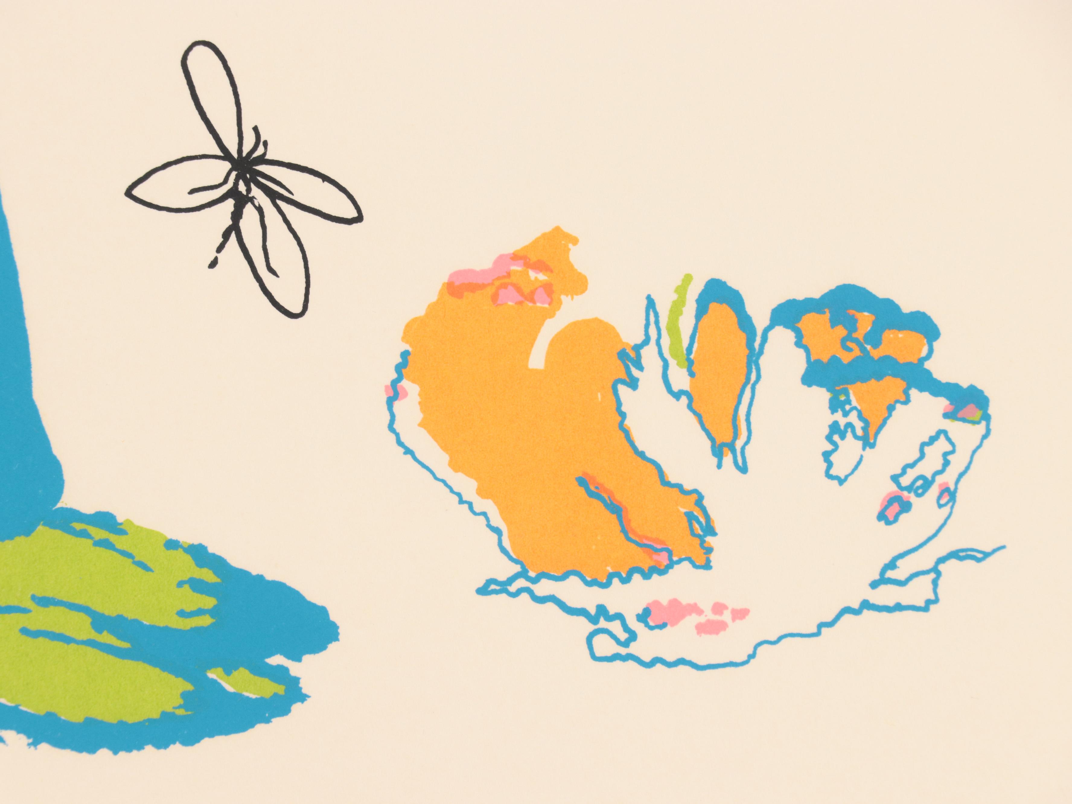 Robert Sargent Serigraph, Mid-20th Century