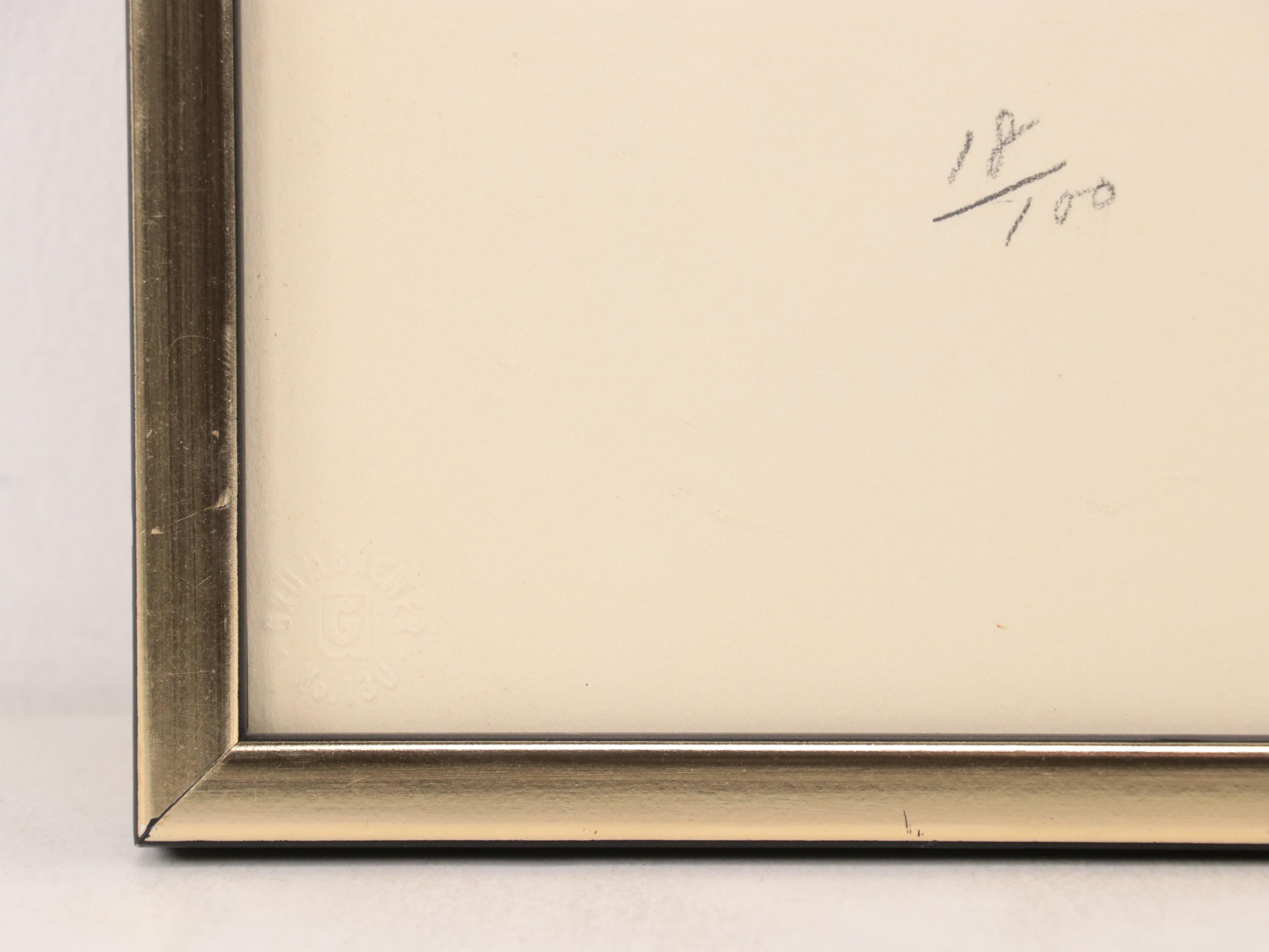 Robert Sargent Serigraph, Mid-20th Century