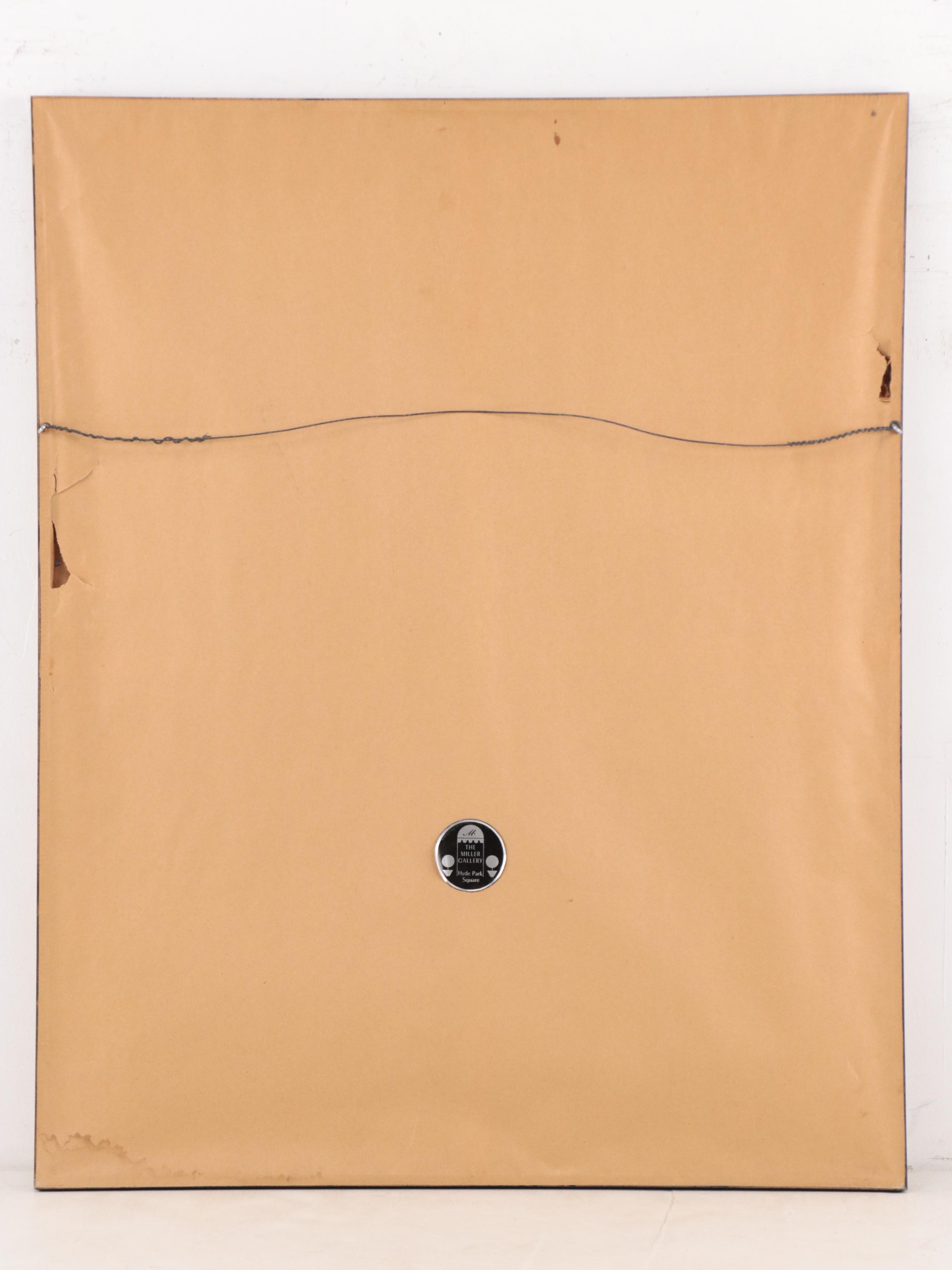 Robert Sargent Serigraph, Mid-20th Century