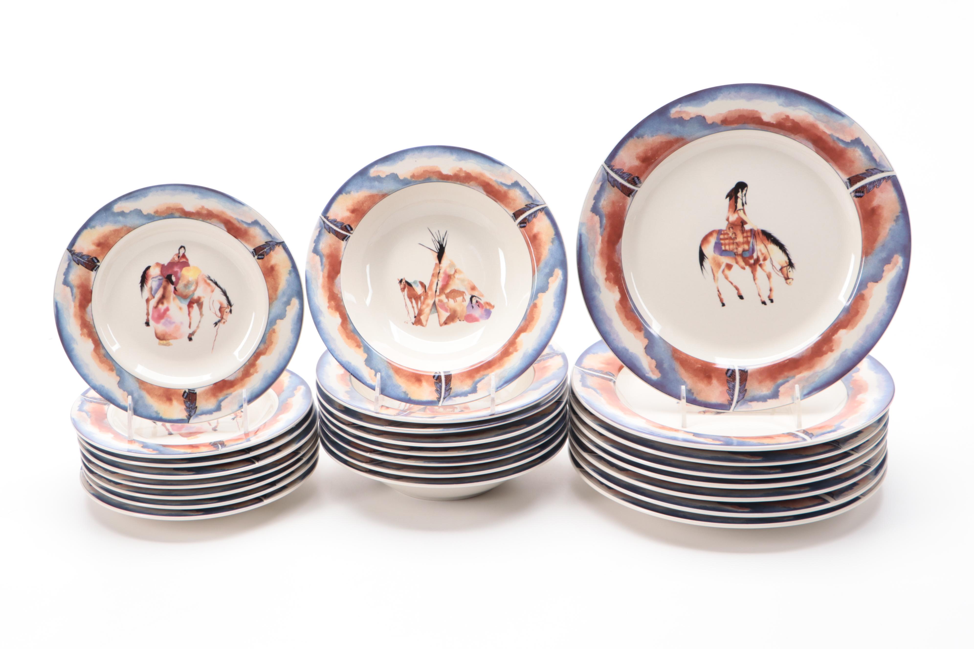 Meiwa Table Art "Lonely Journey" Dinnerware, 1997