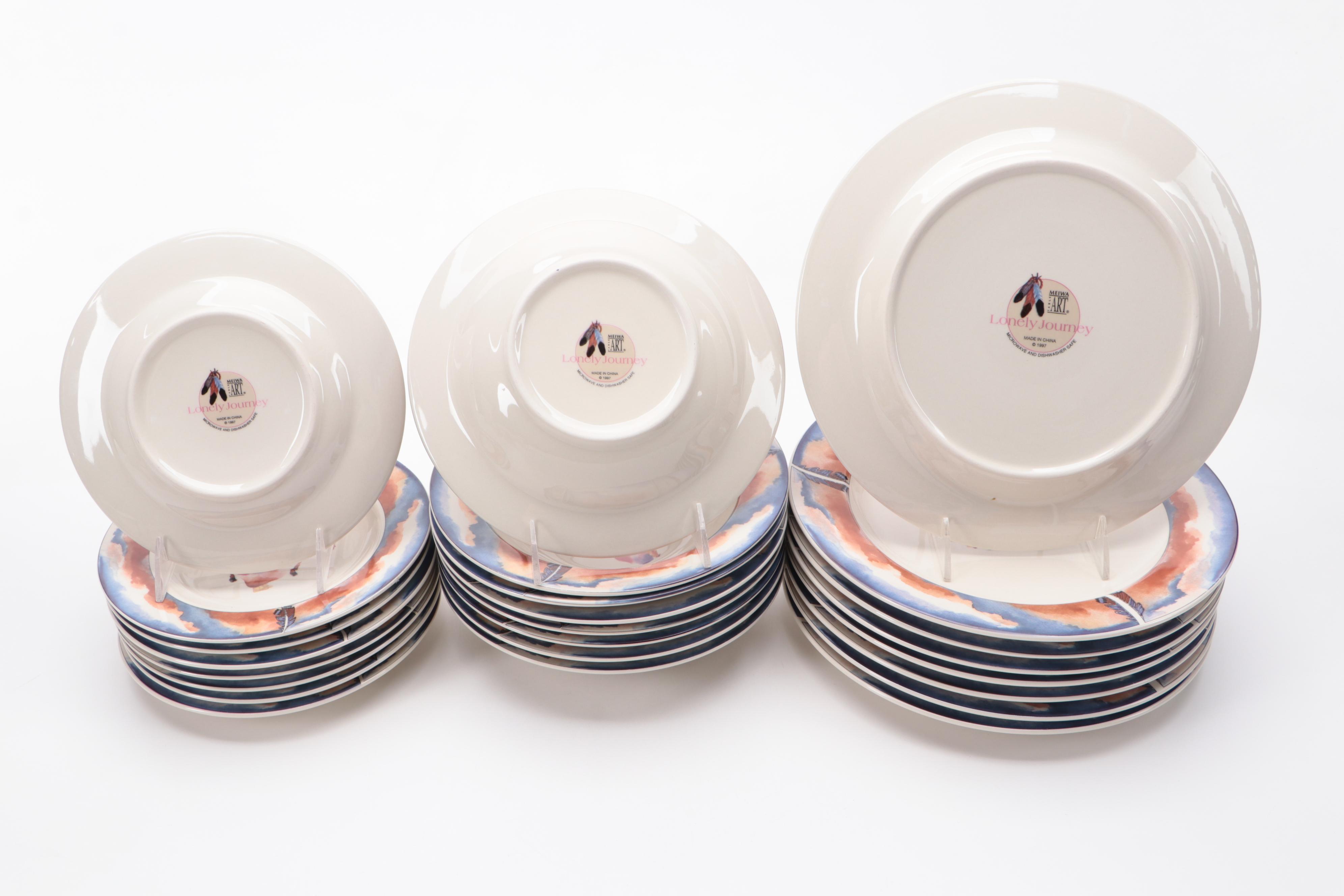 Meiwa Table Art "Lonely Journey" Dinnerware, 1997