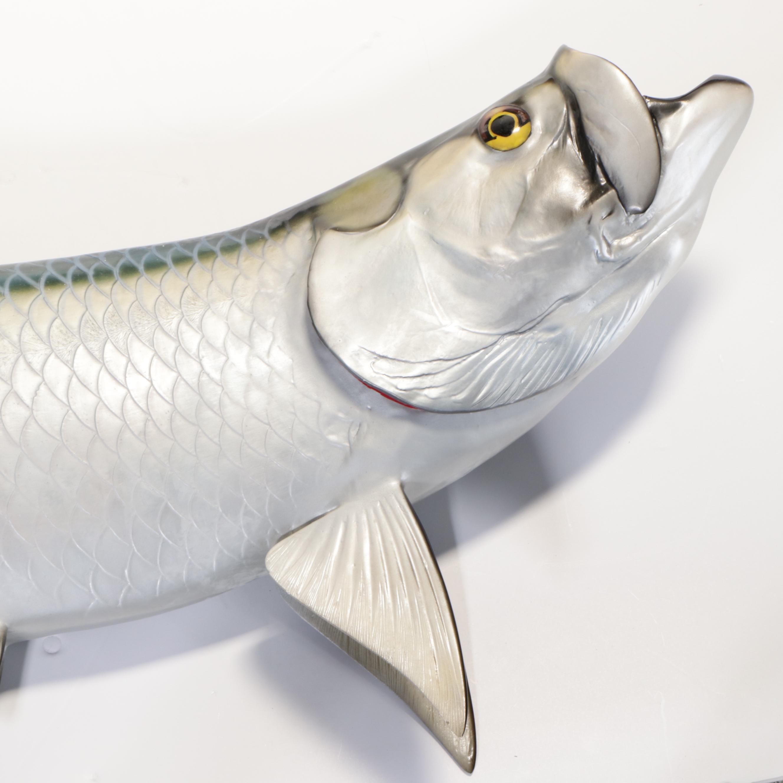 Atlantic Tarpon Taxidermy Fiberglass Model