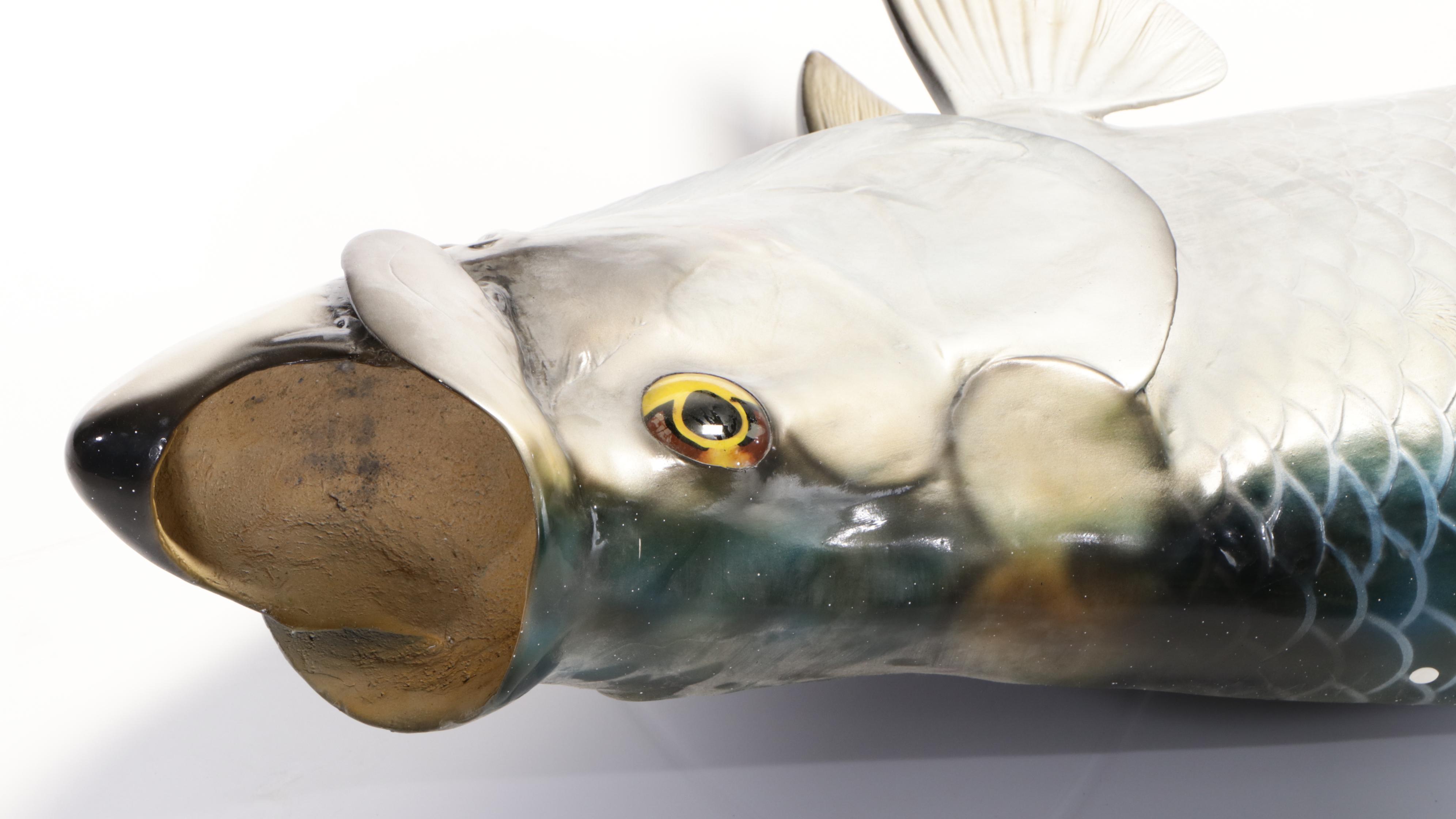 Atlantic Tarpon Taxidermy Fiberglass Model