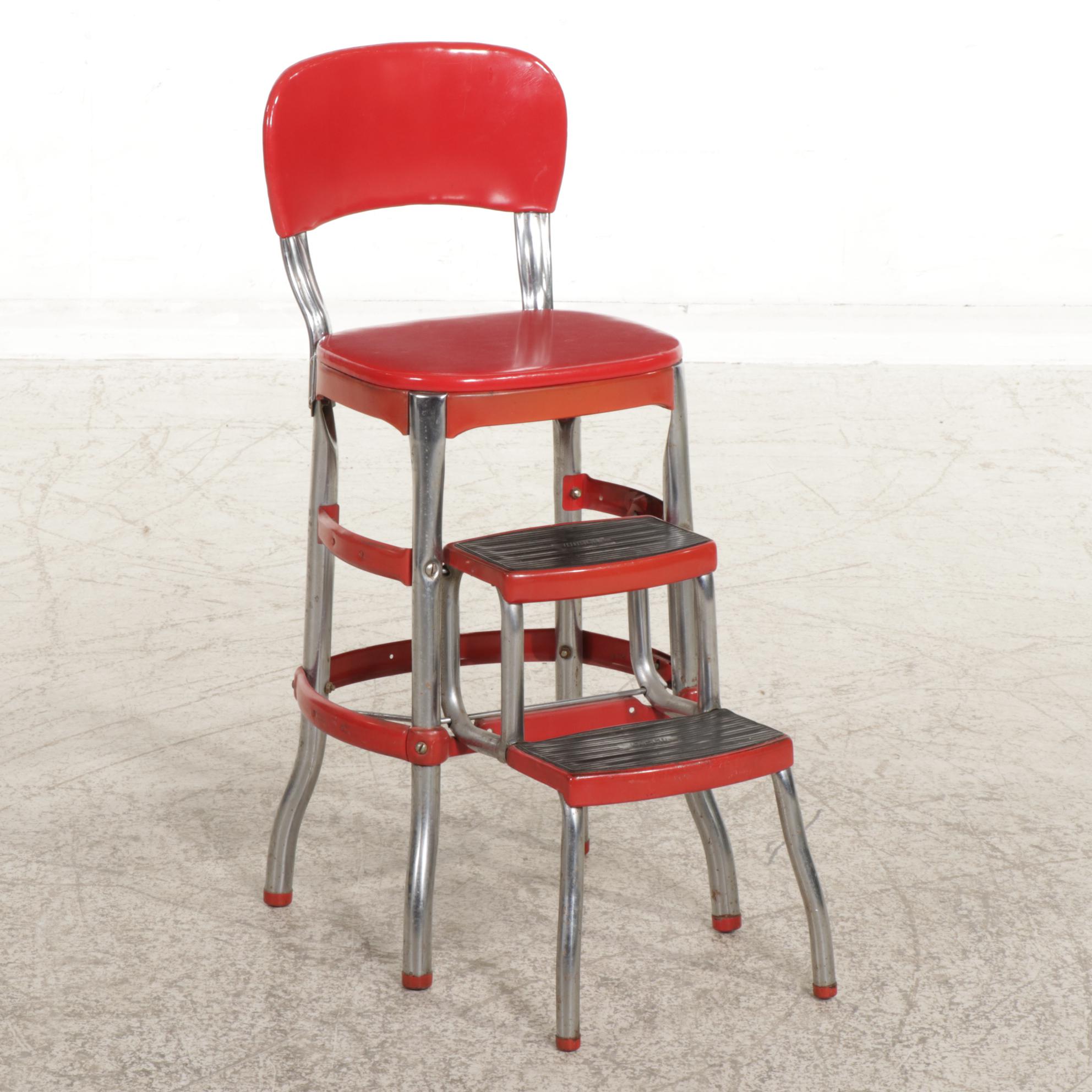 Cosco Metal Kitchen Step Ladder Stool