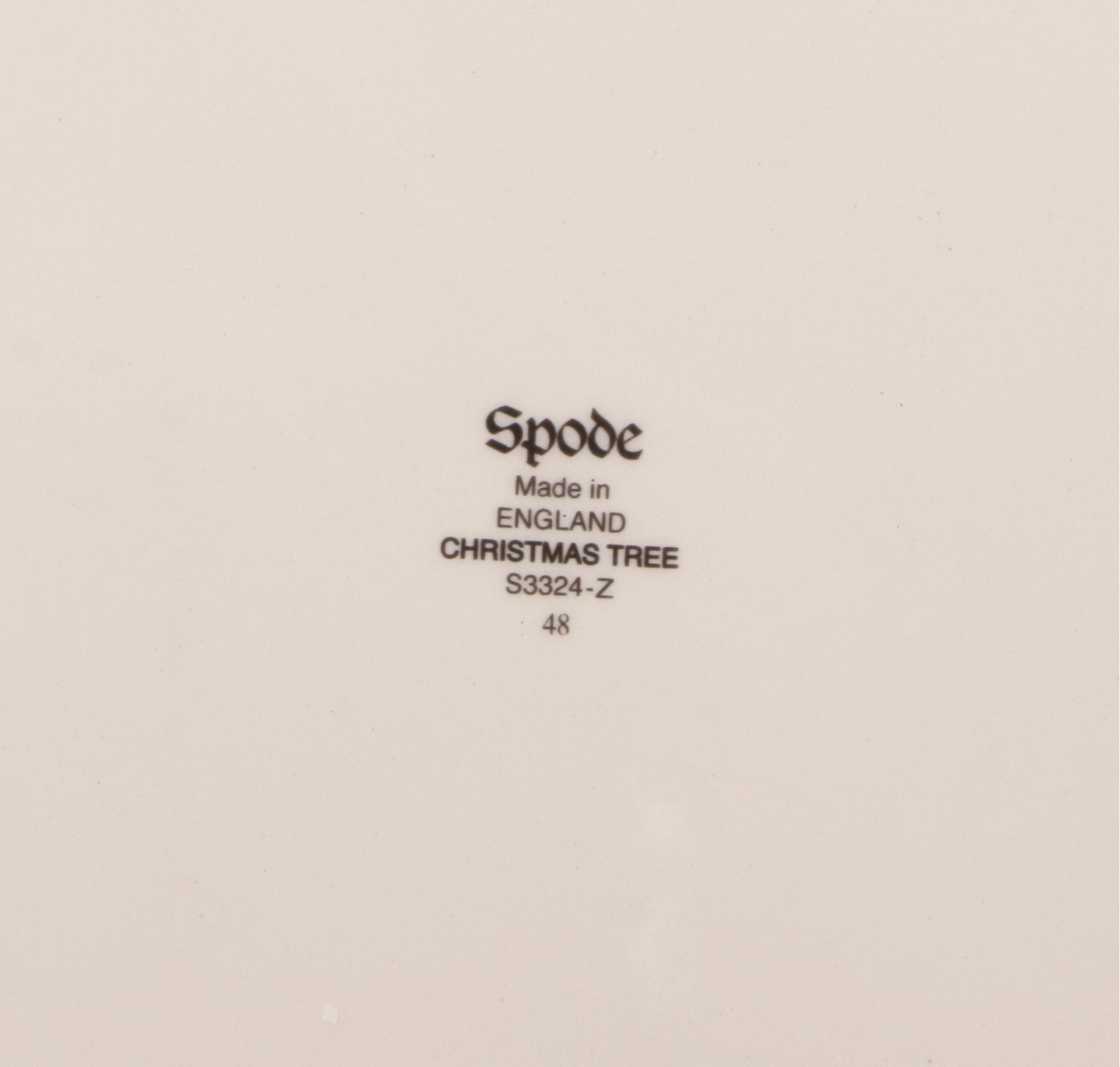 Spode "Christmas Tree" Platter with Nikko "Christmastime" Dinnerware