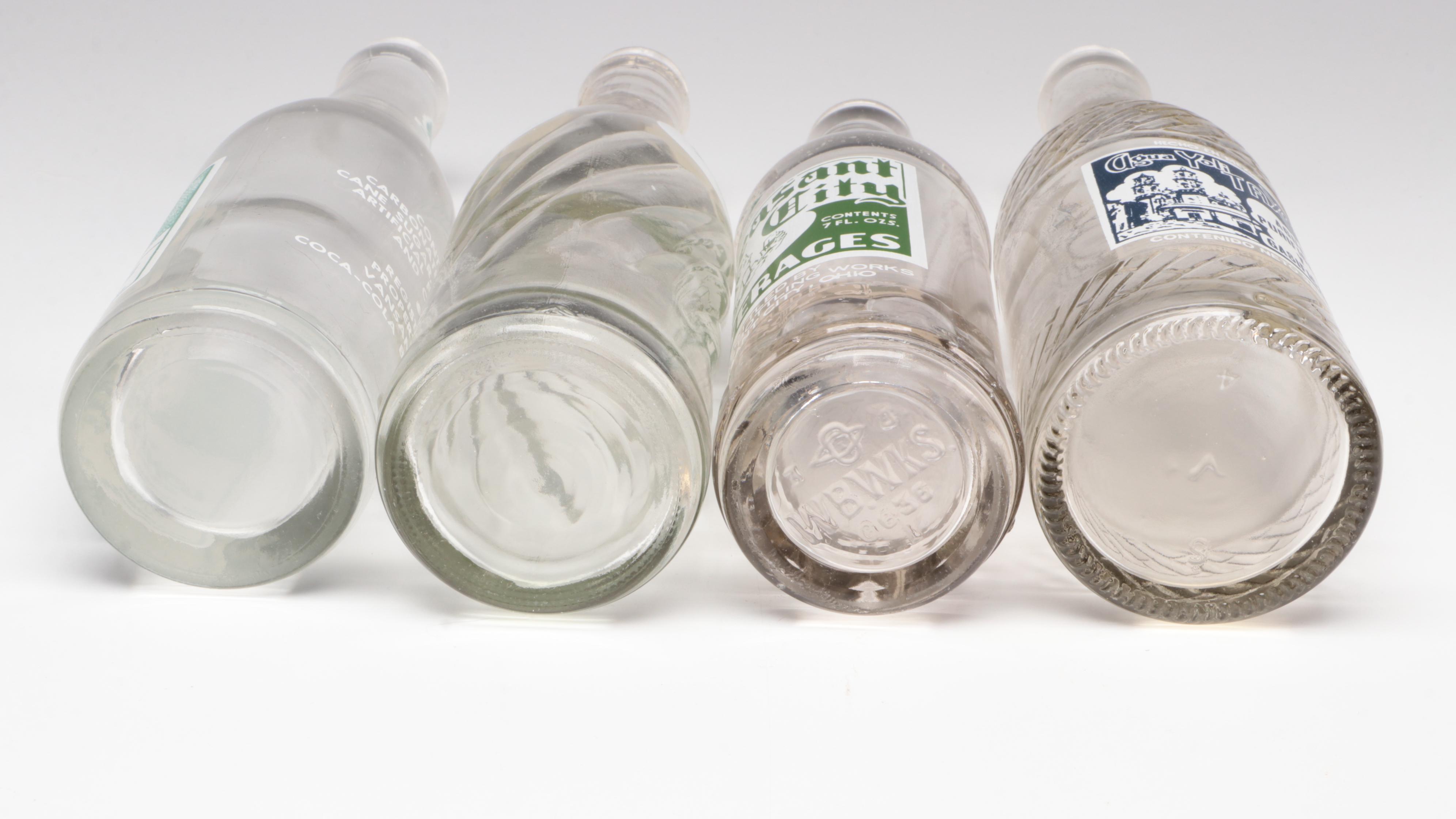 Grapette, Sun-Drop, Donald Duck Cola and More Labeled Glass Soda Bottles