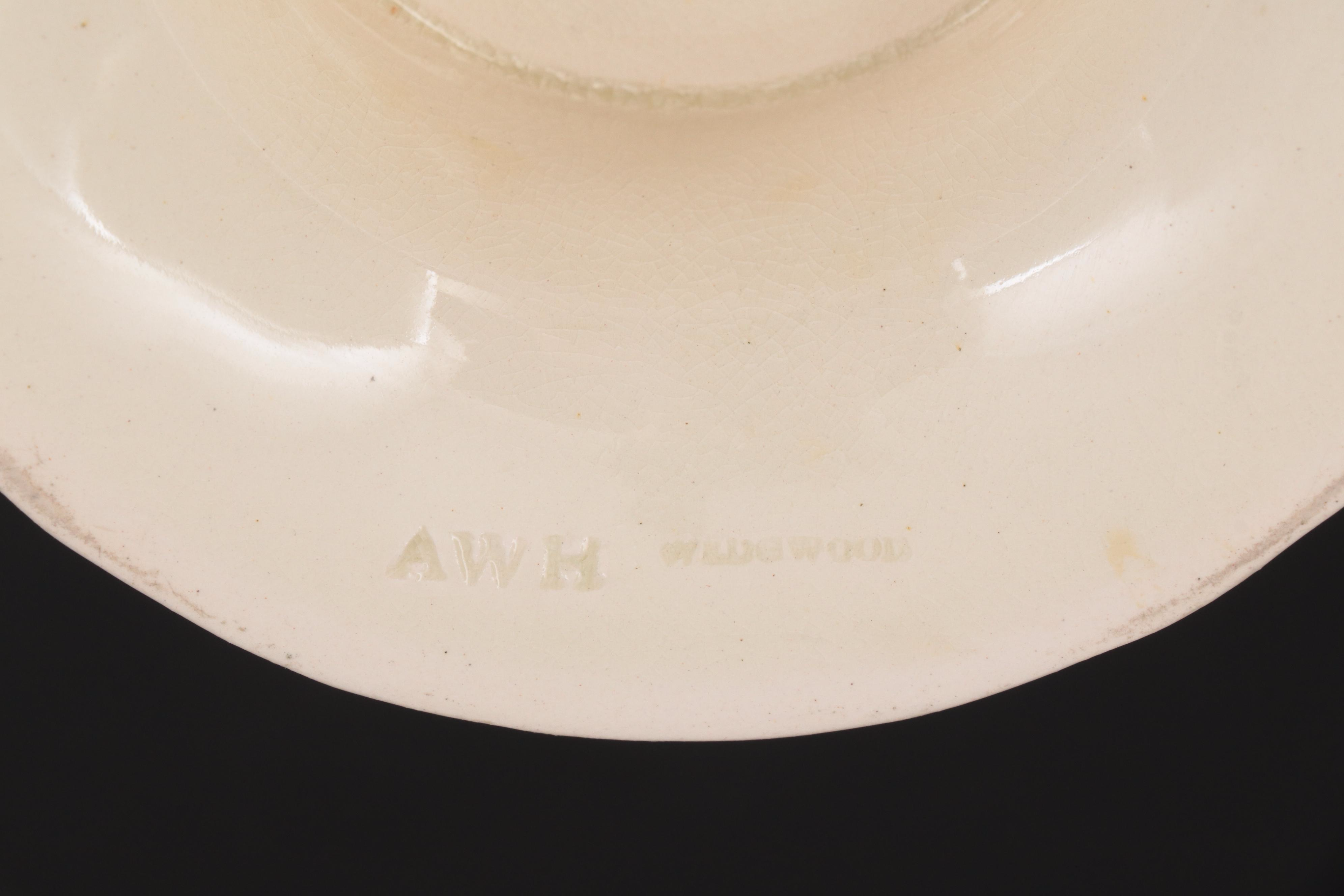 Wedgwood "Edme" Orange Bowl with "Queen's Plain" Plates and Other Tableware