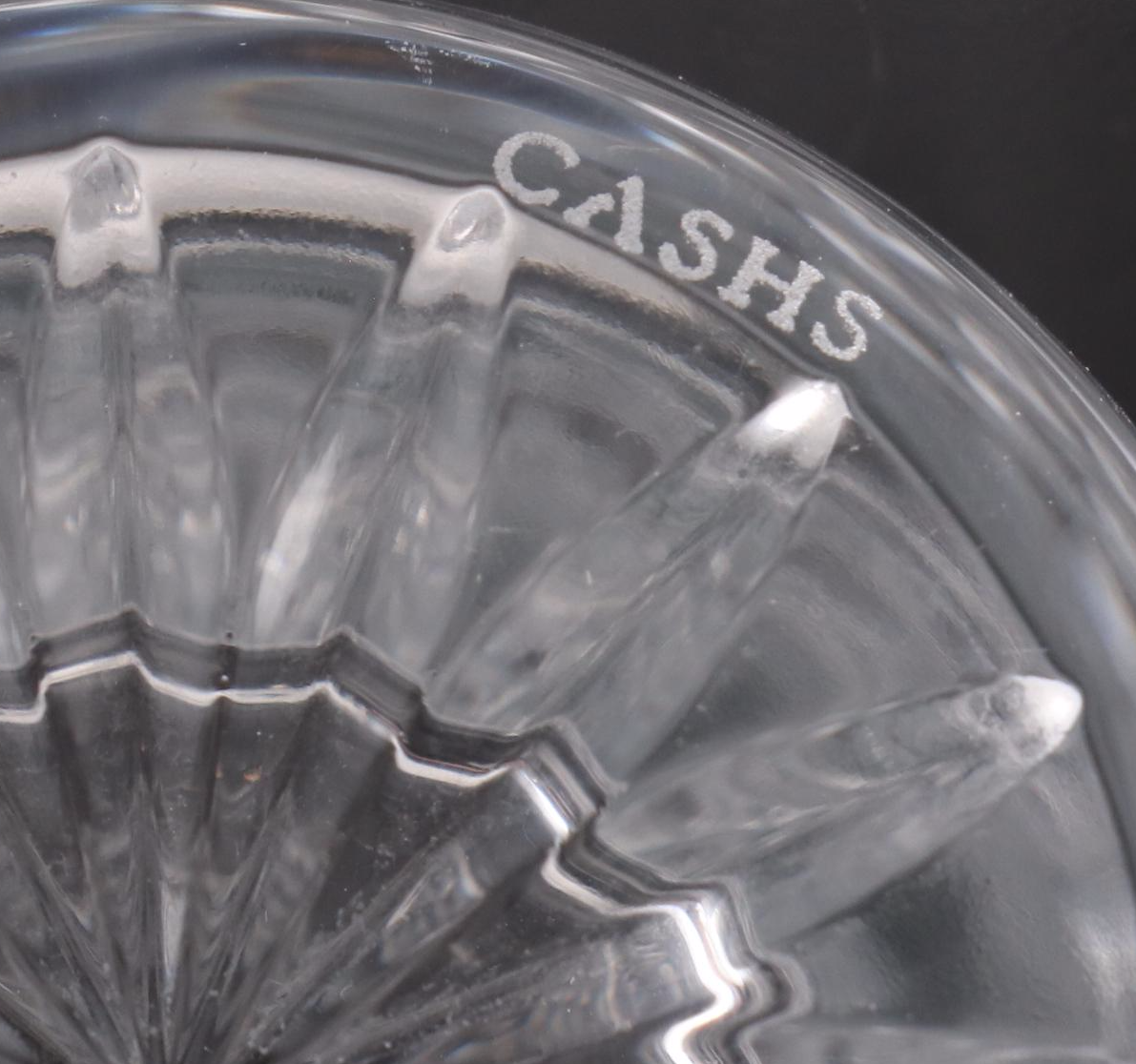 Cashs "Cooper" Crystal Irish Whiskey Double Old Fashioned Glasses and More