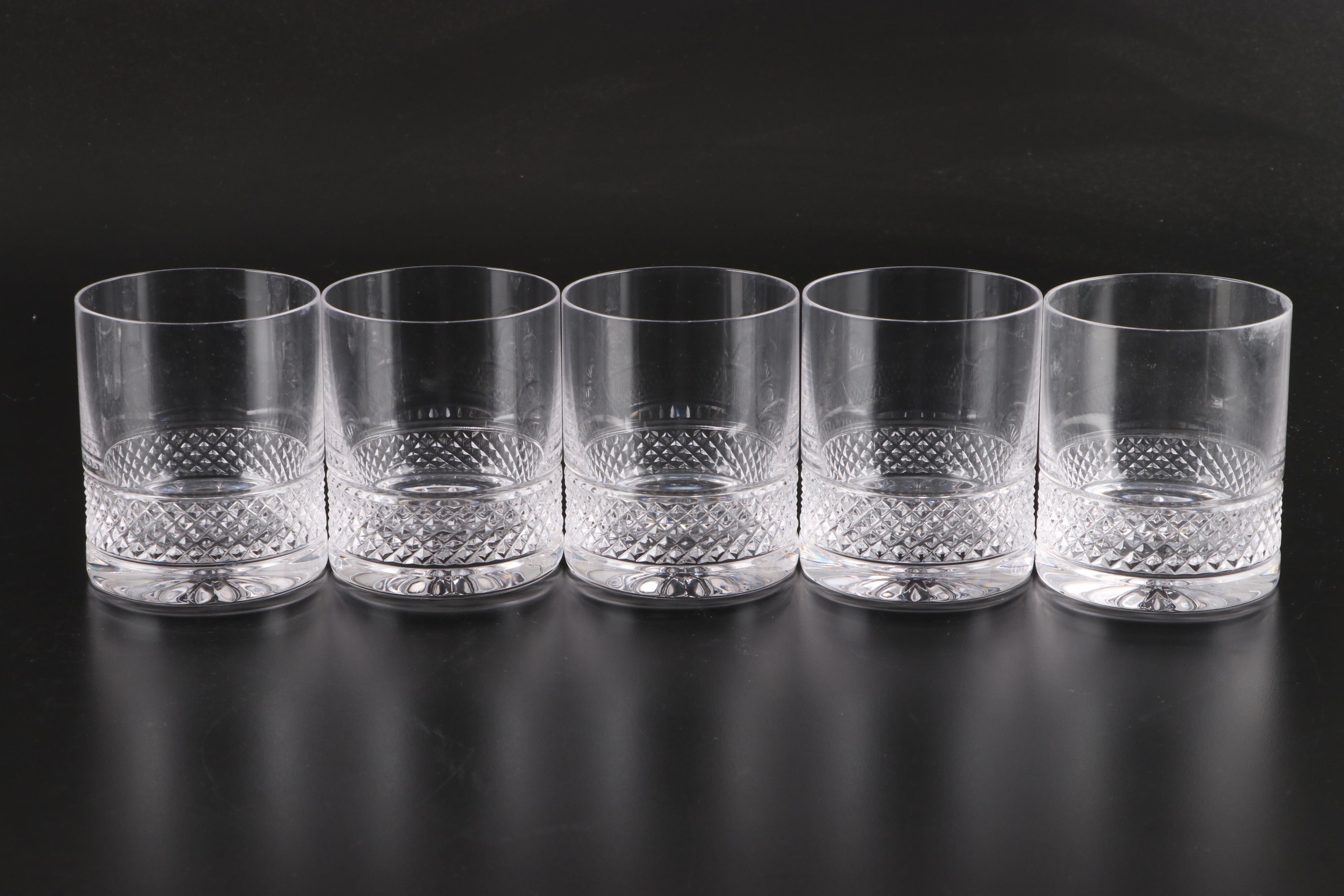 Cashs "Cooper" Crystal Irish Whiskey Double Old Fashioned Glasses and More
