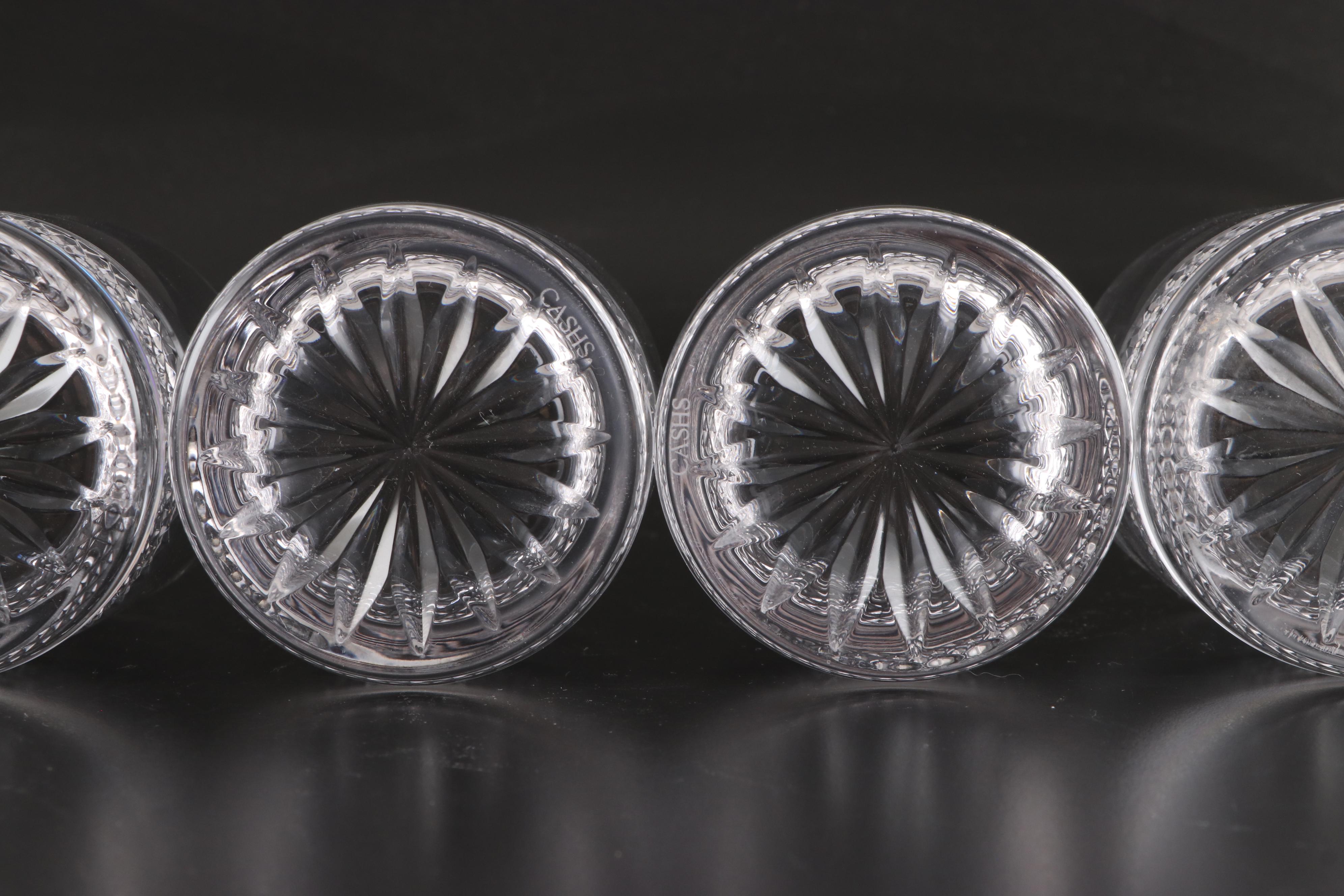 Cashs "Cooper" Crystal Irish Whiskey Double Old Fashioned Glasses and More