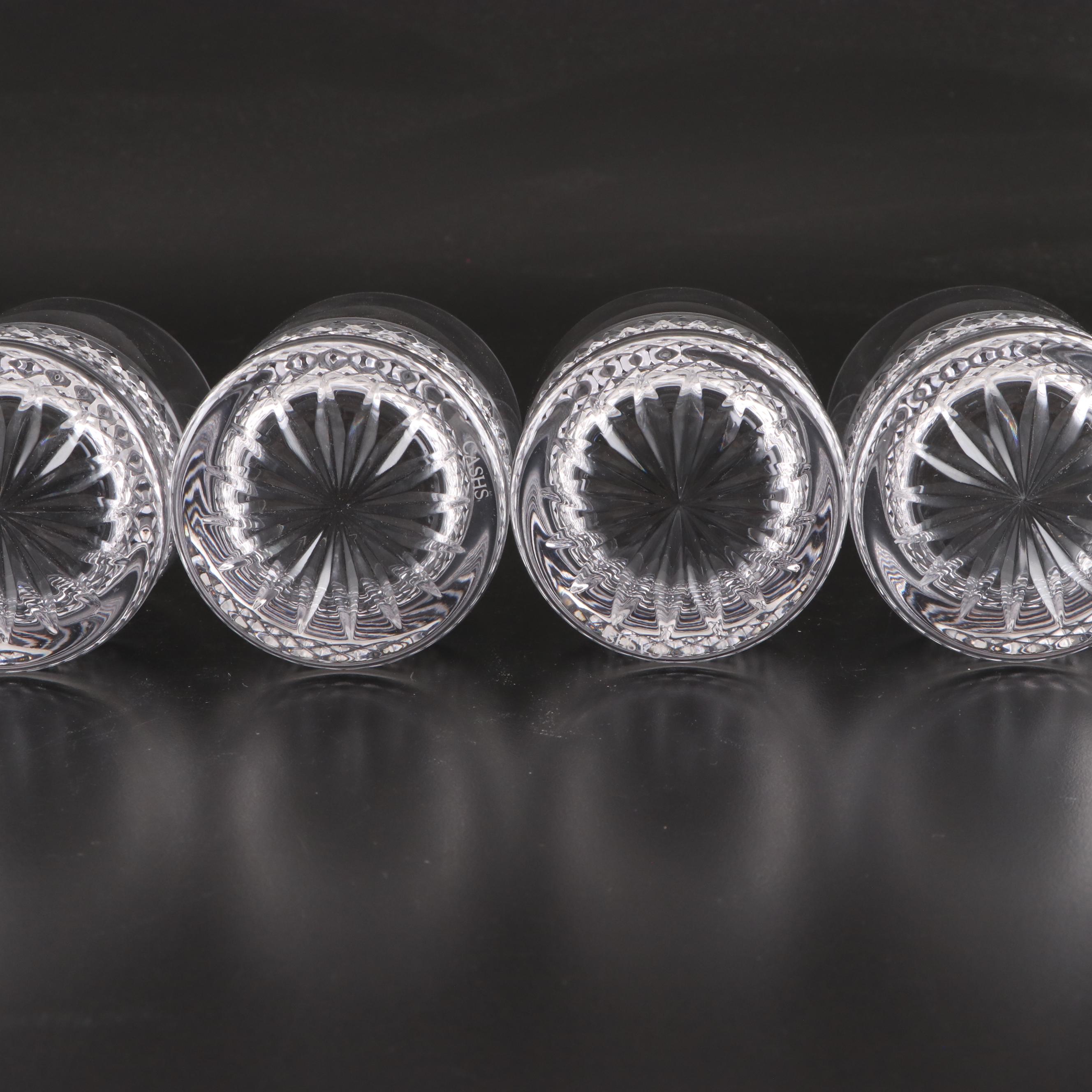 Cashs "Cooper" Crystal Irish Whiskey Double Old Fashioned Glasses and More