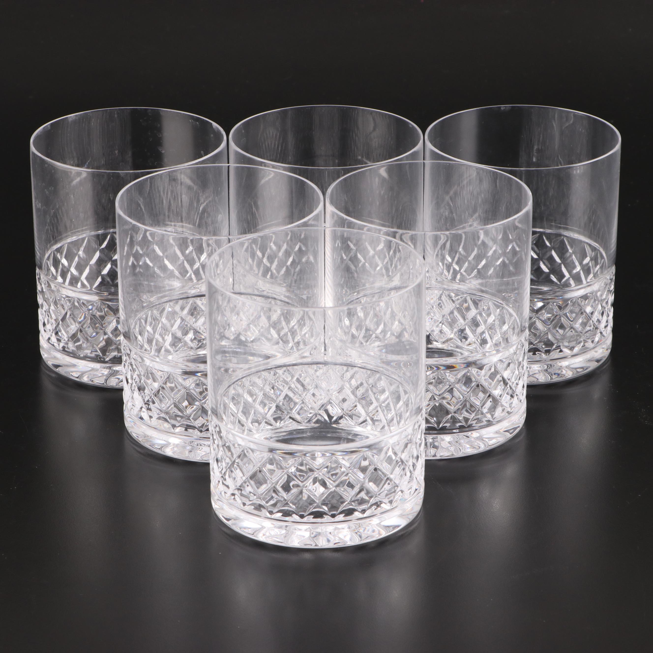 Cashs "Cooper" Crystal Irish Whiskey Double Old Fashioned Glasses and More