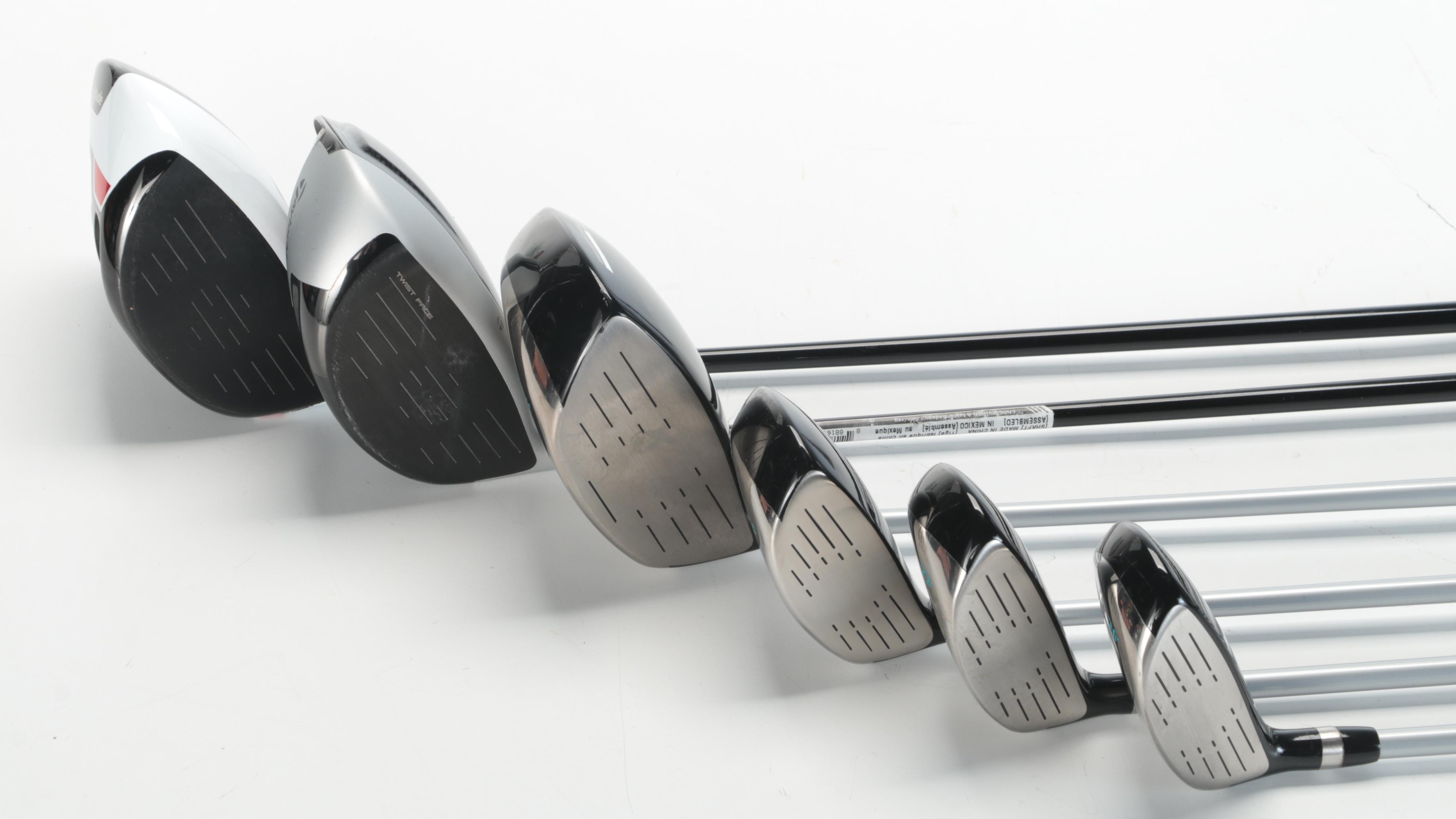 Strata Ultimate Golf Clubs and Bag with Clicgear Model 3.5+ Trolley