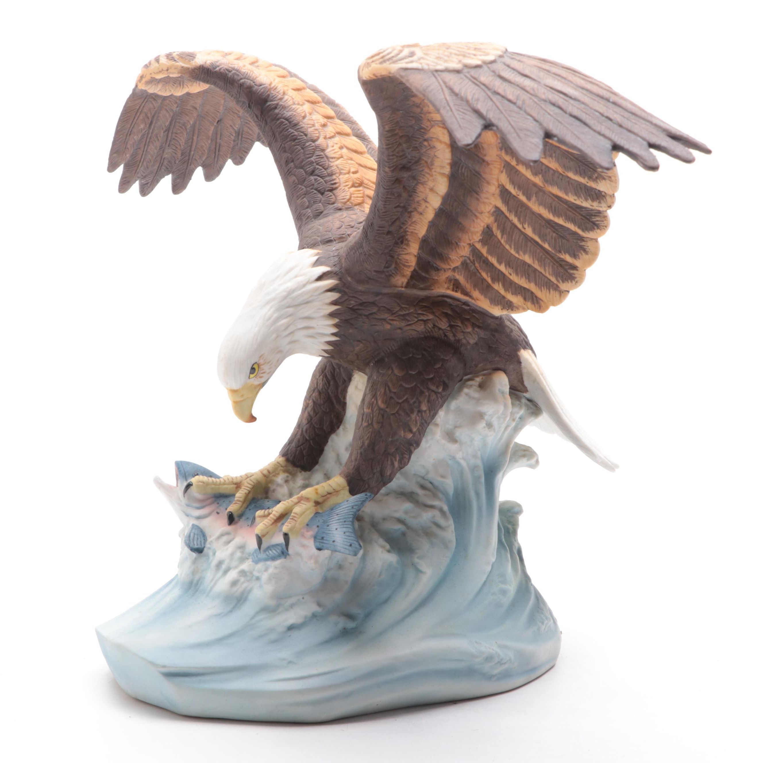 Ski Country Limited Edition "Bald Eagle" Ceramic Whiskey Decanter, 1980