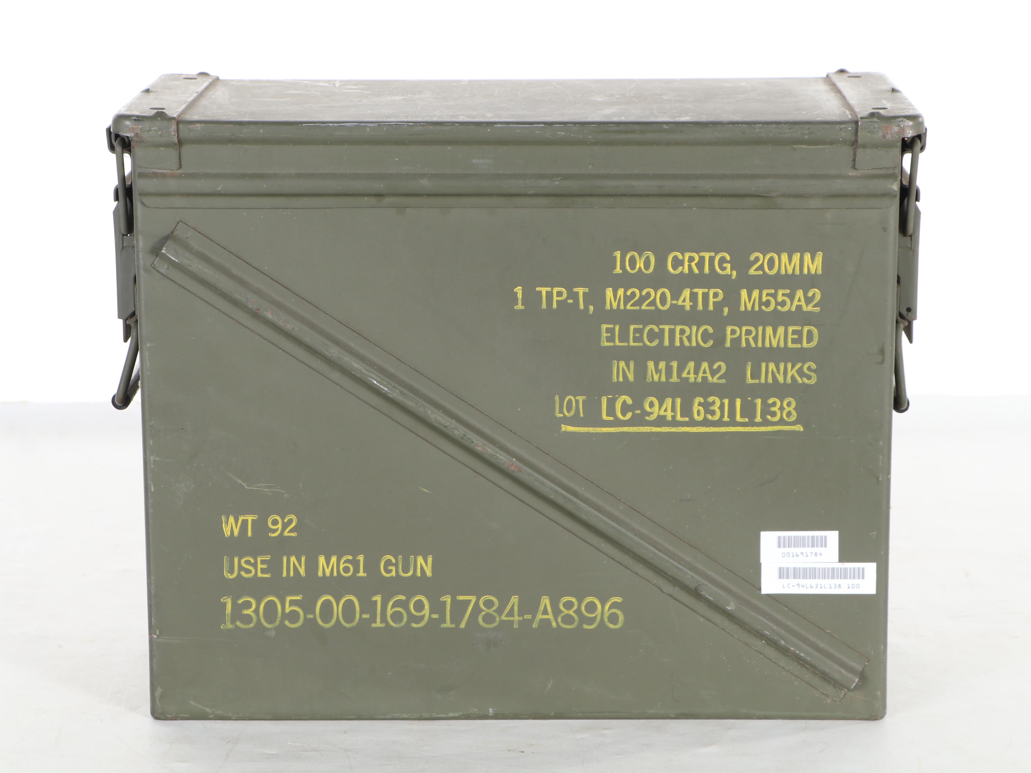 Vulcan Metal M61 Ammo Box