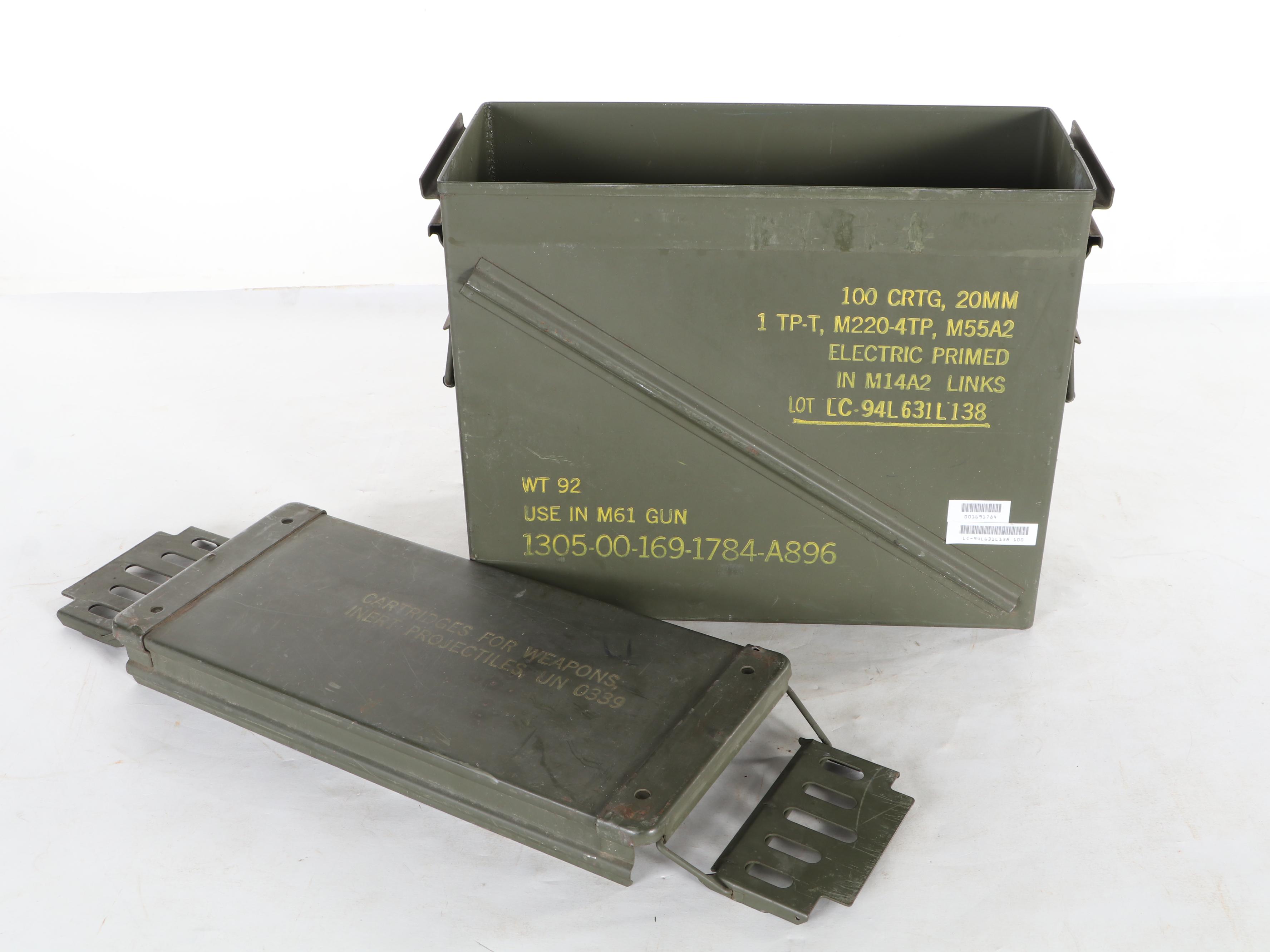Vulcan Metal M61 Ammo Box