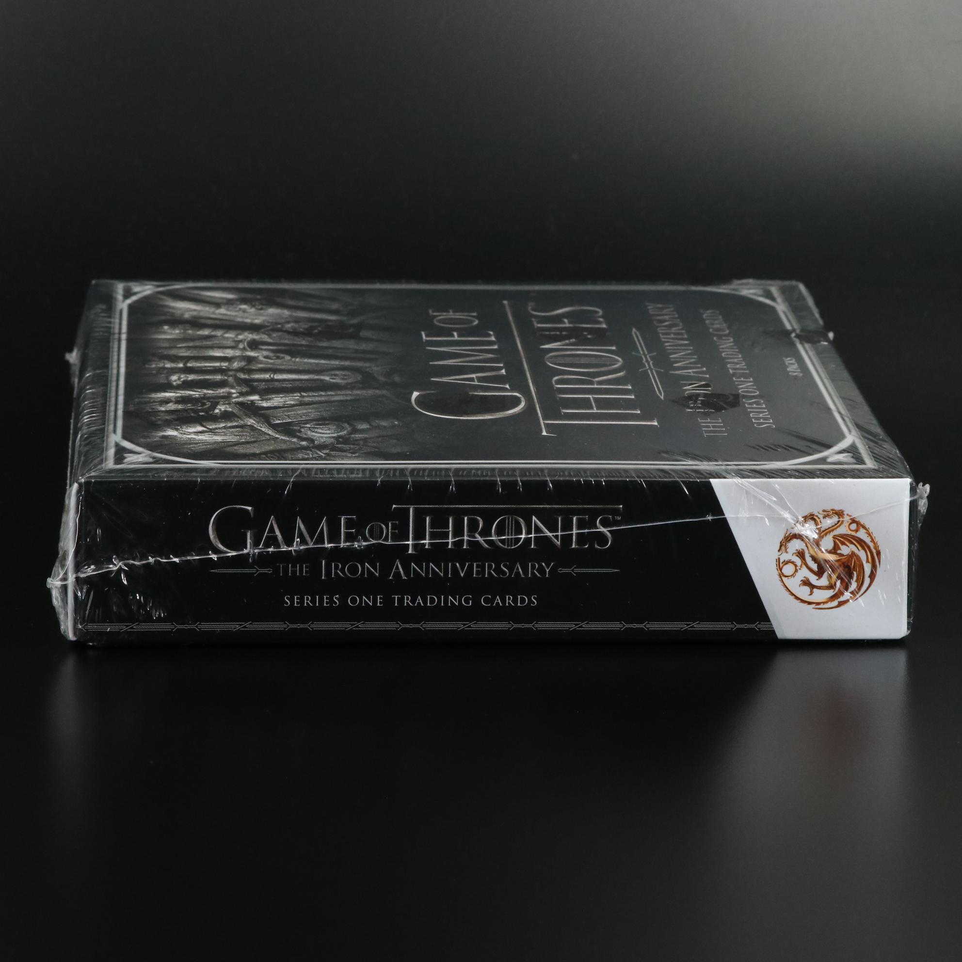 2021 "Game of Thrones" Autographed Iron Anniversary Hobby Box